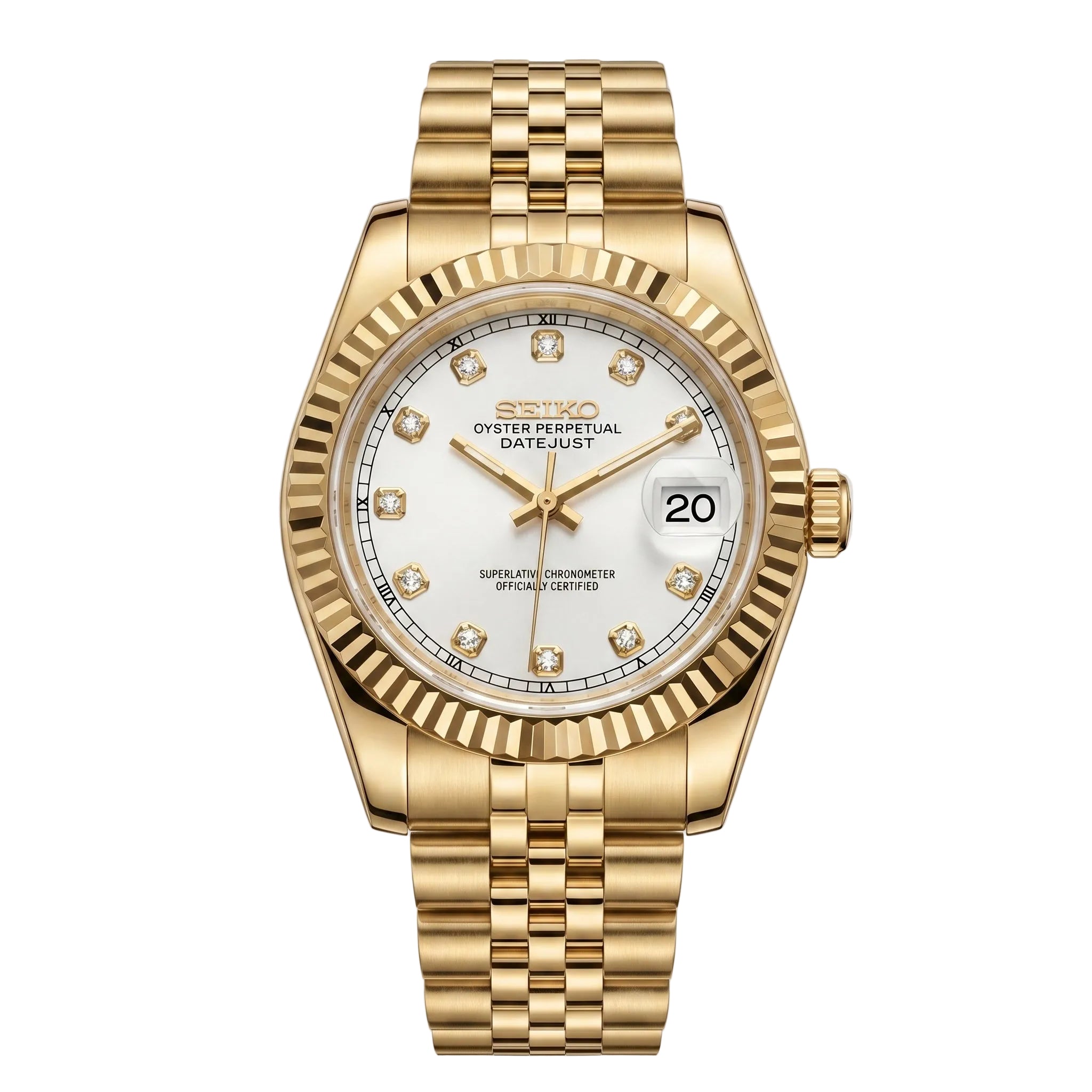 Ladies Datejust White Diamond