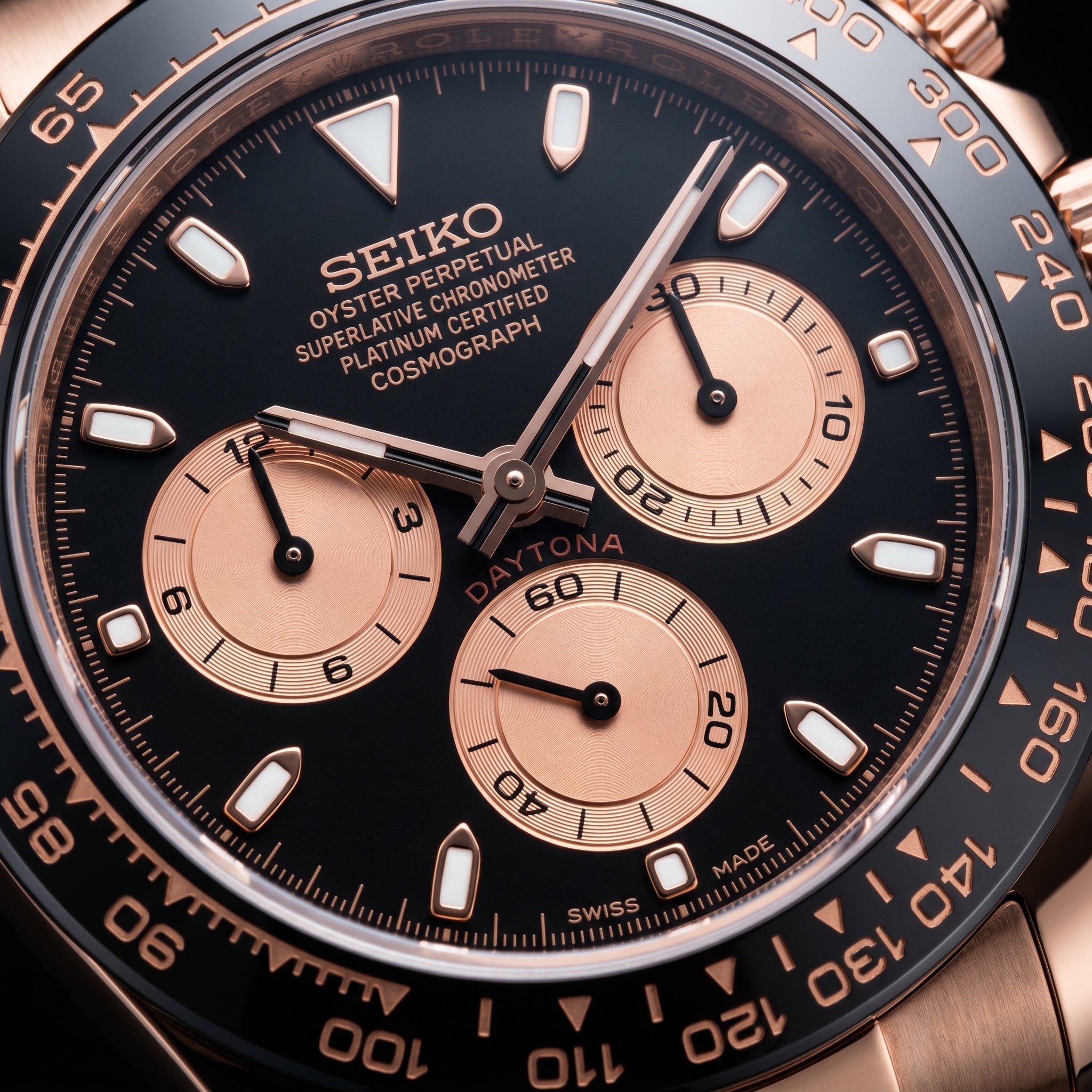 Daytona Chocolate & Rose Gold