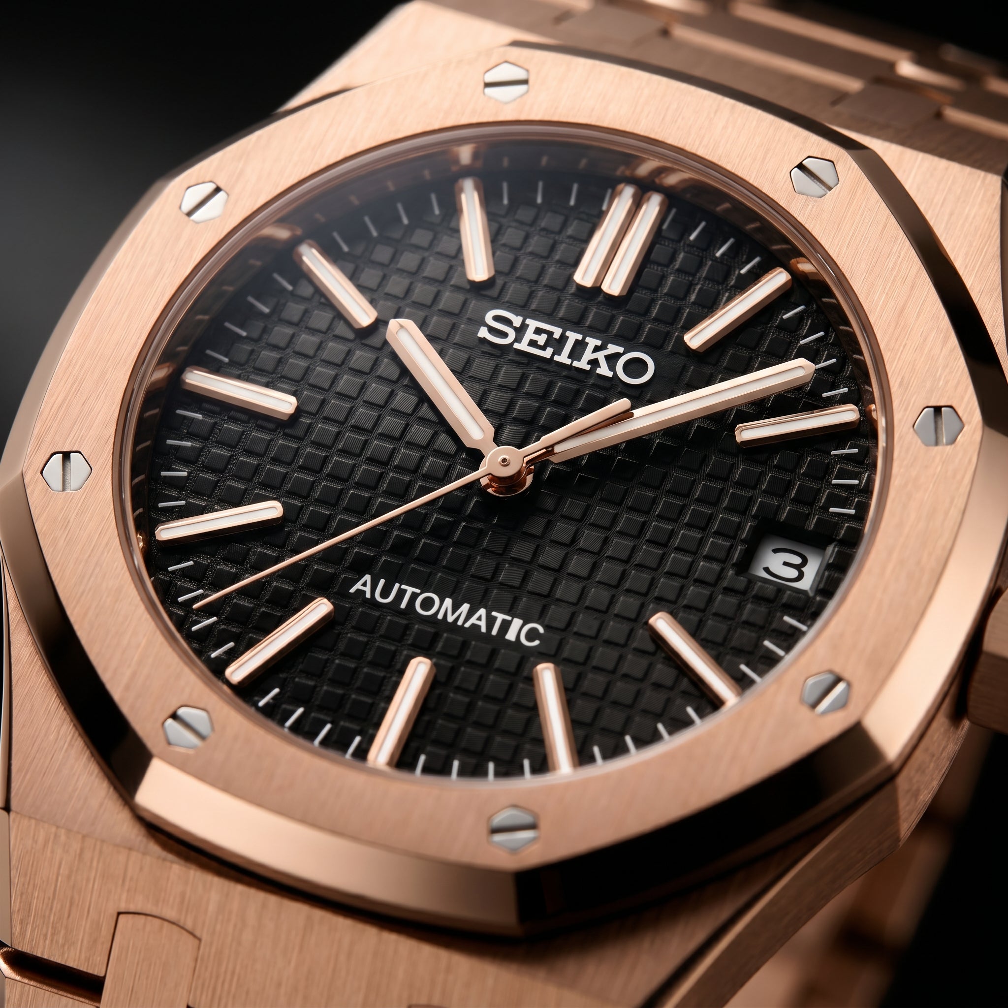 Royal Oak Rosegold Black