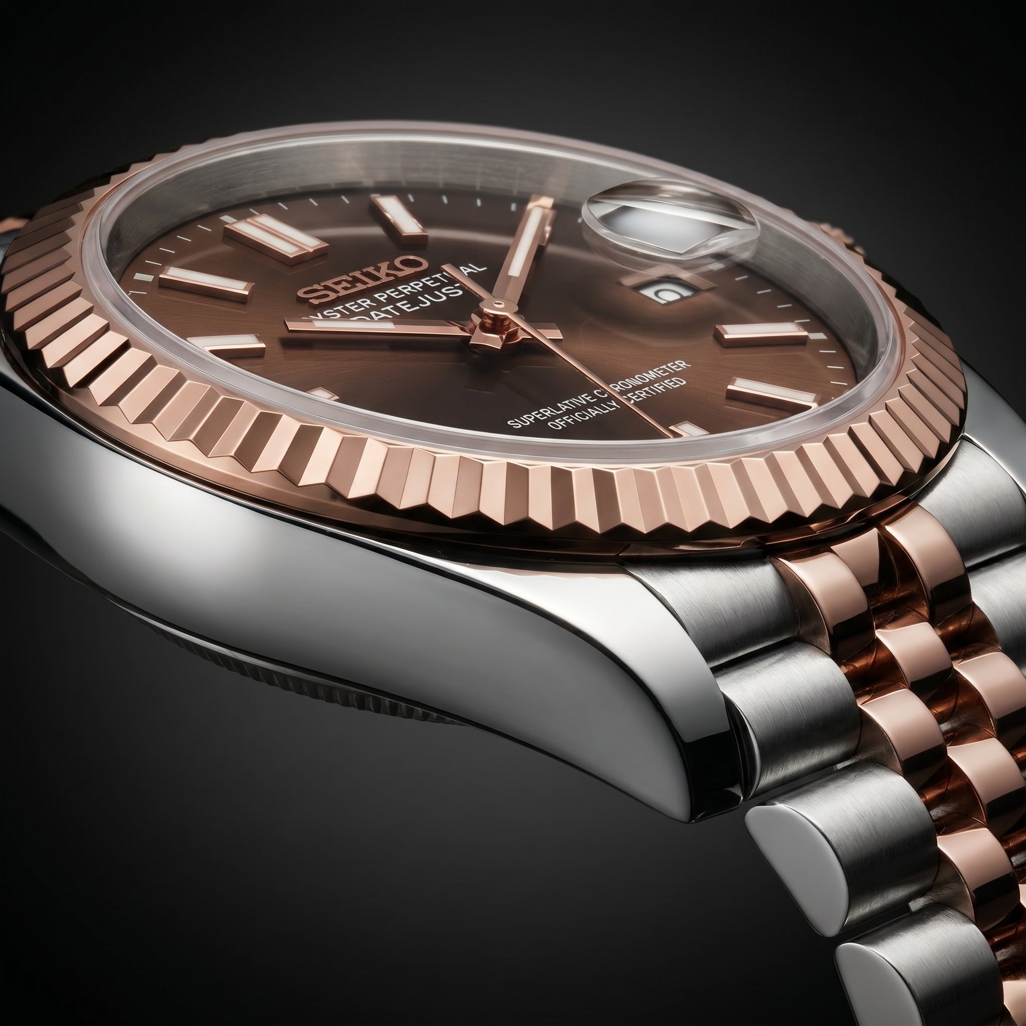 Datejust Rosegold Twotone