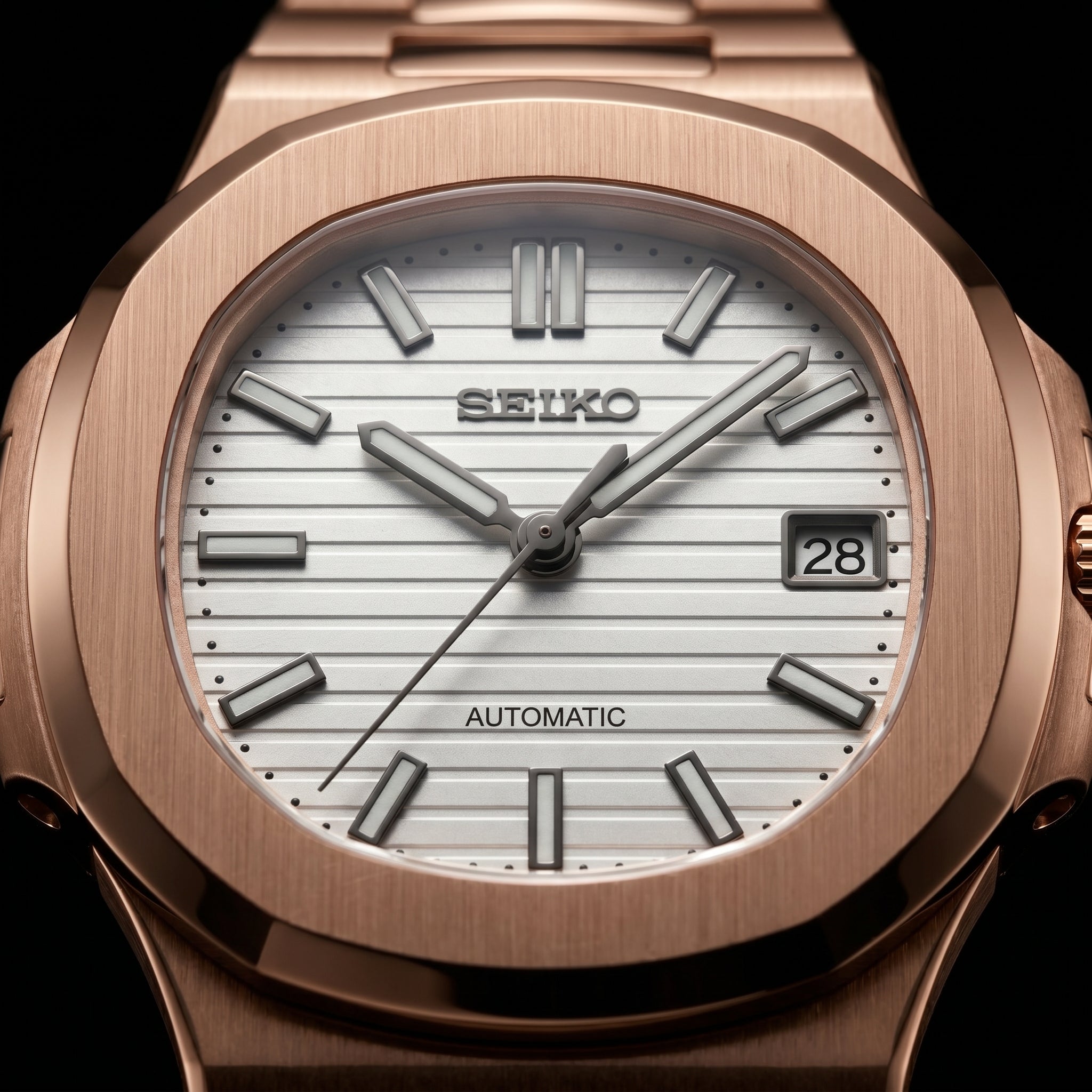 Nautilus Rose Gold White