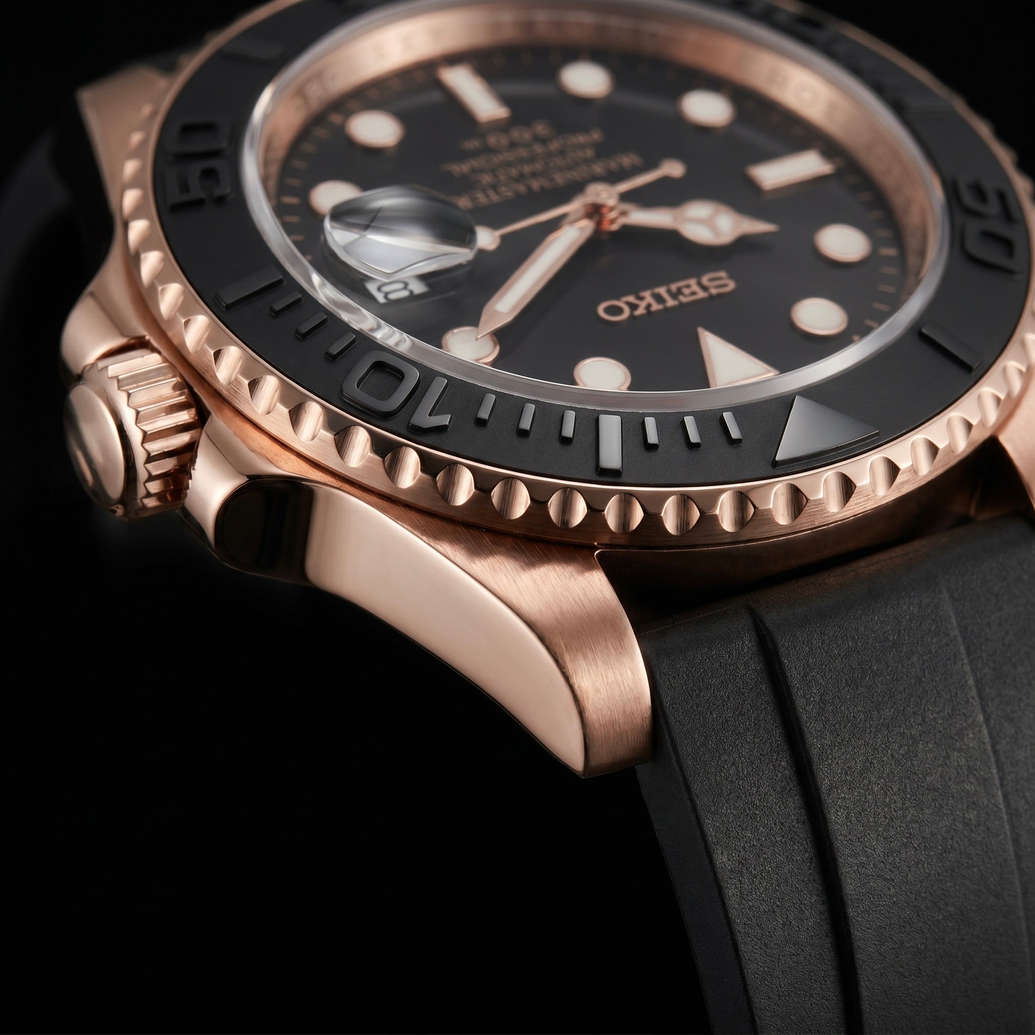 Submariner Rose Gold Rubber