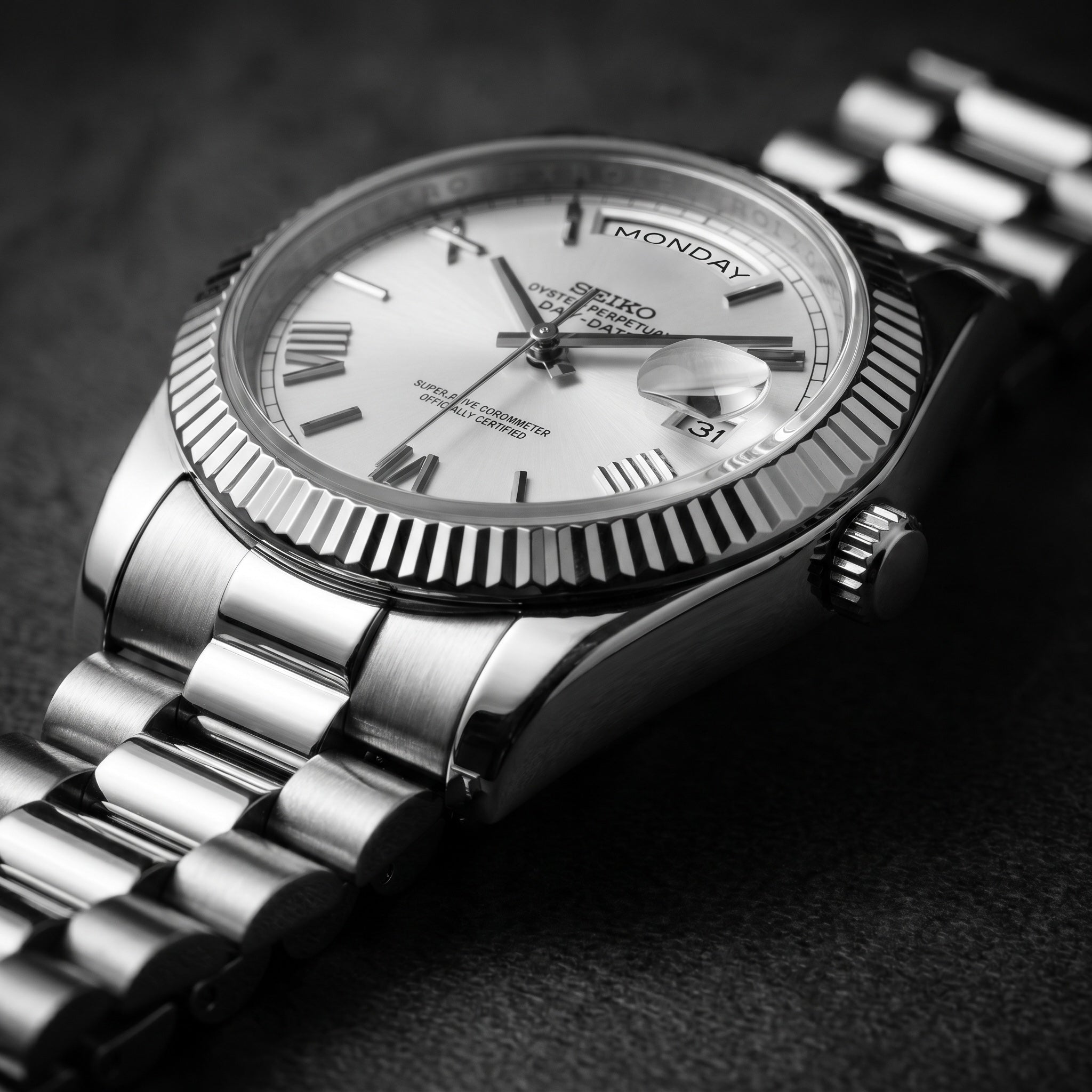 Daydate White Roman