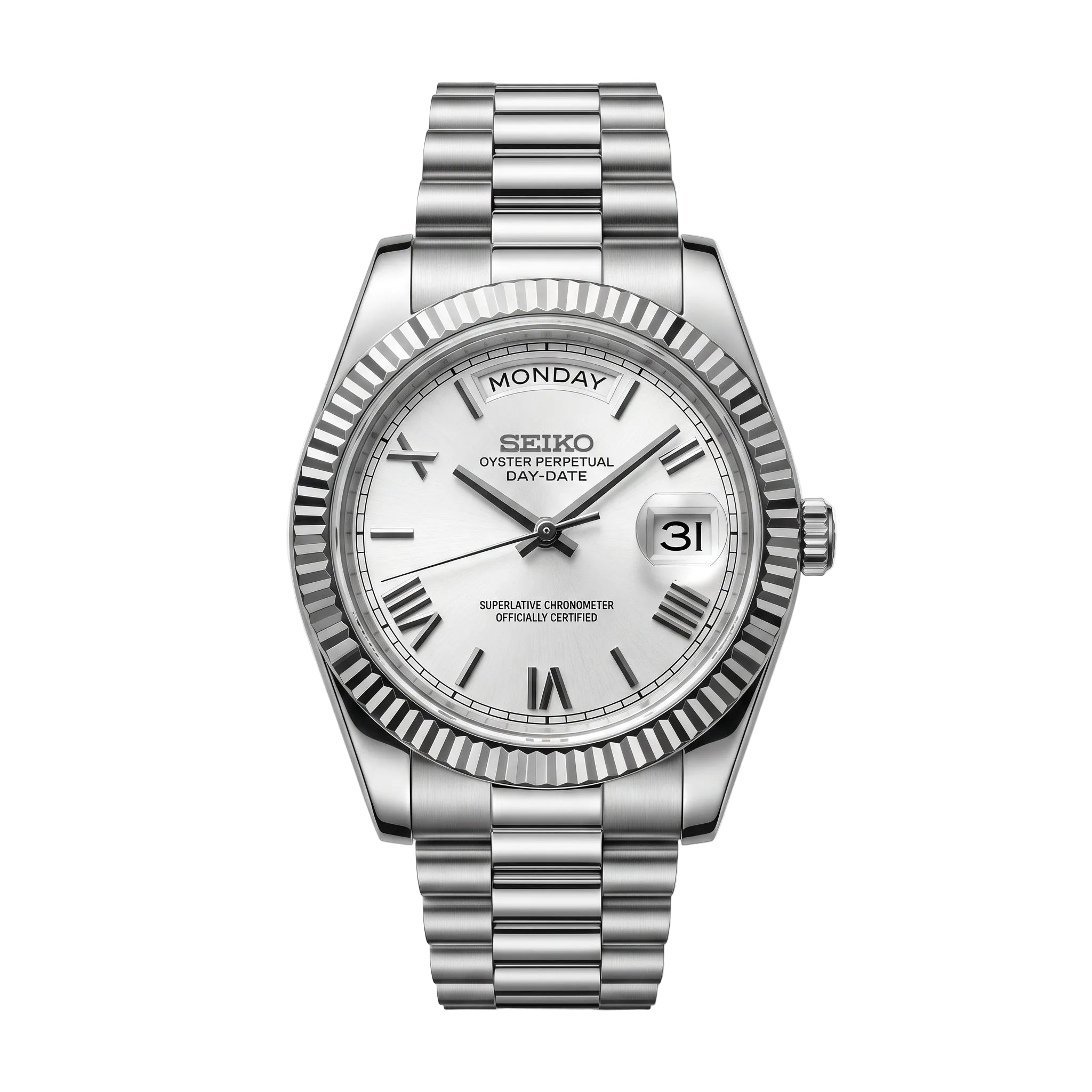 Daydate White Roman