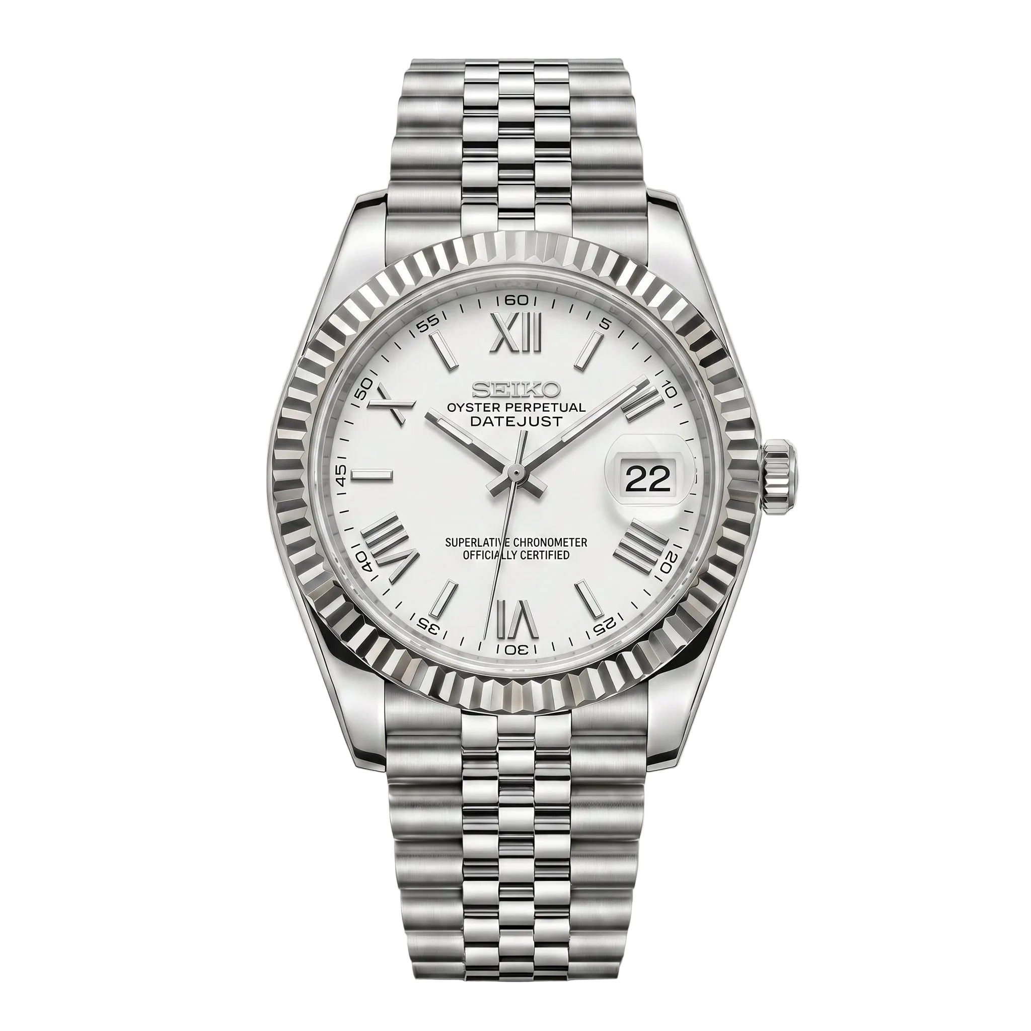 Datejust White Roman