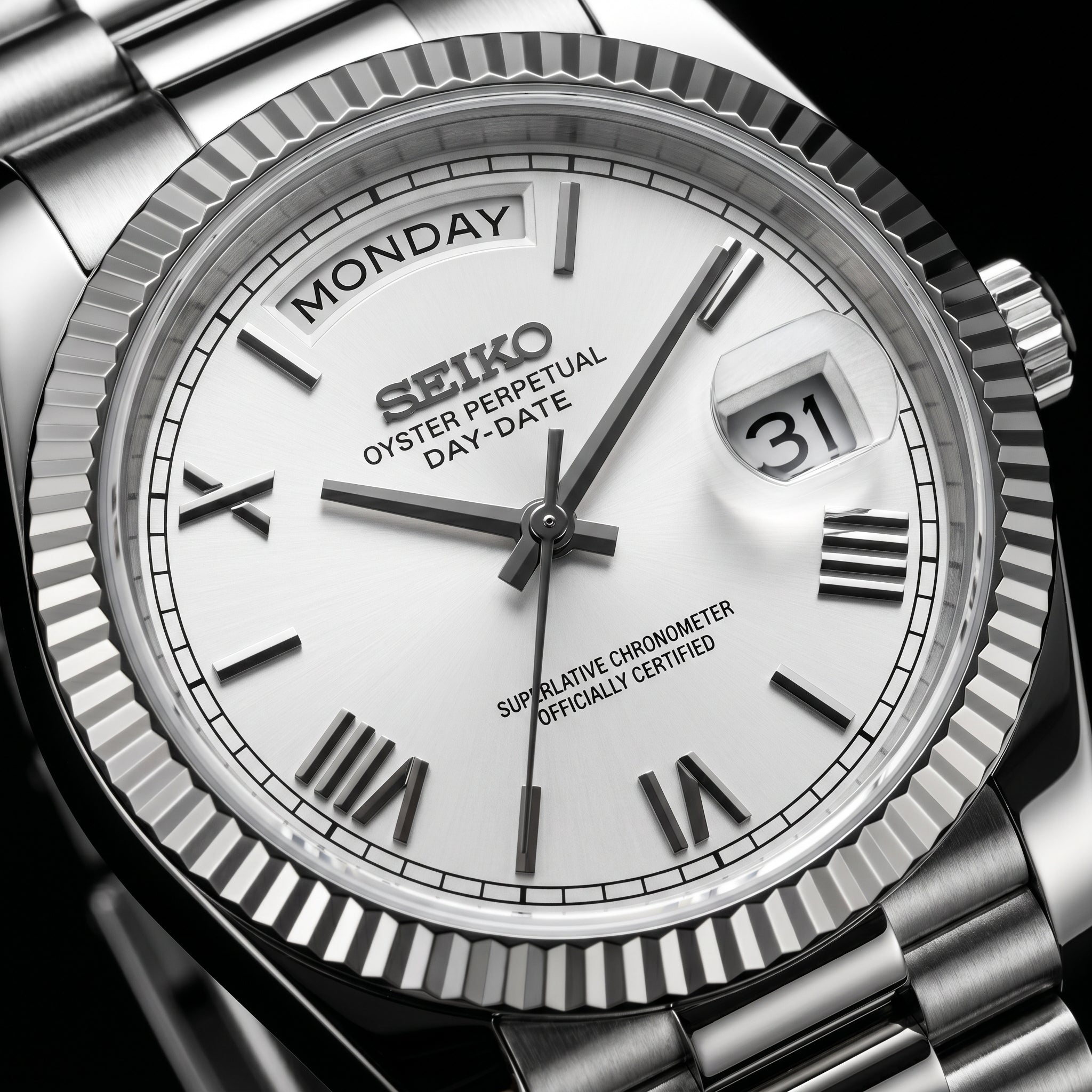 Daydate White Roman