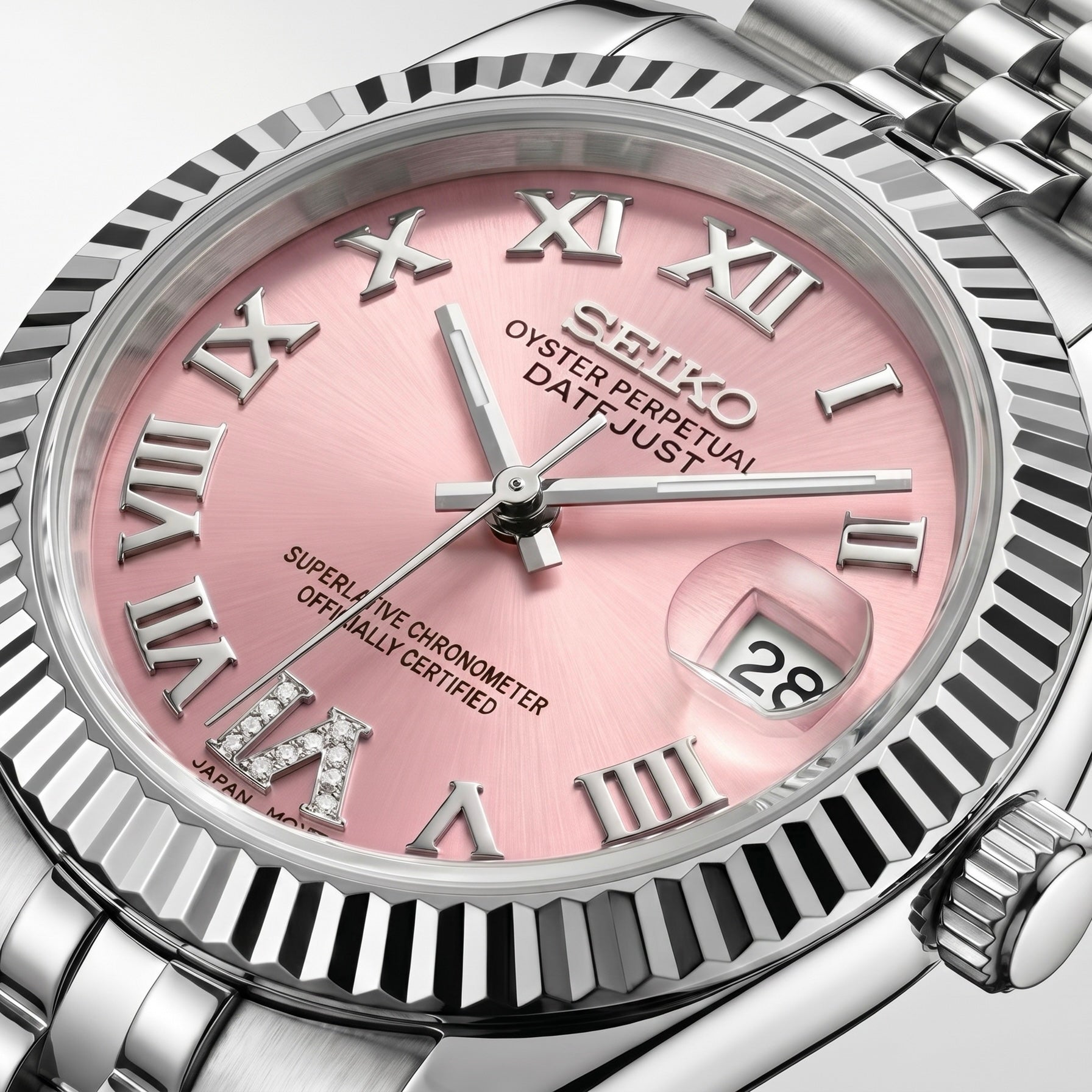 Datejust Silver Diamond