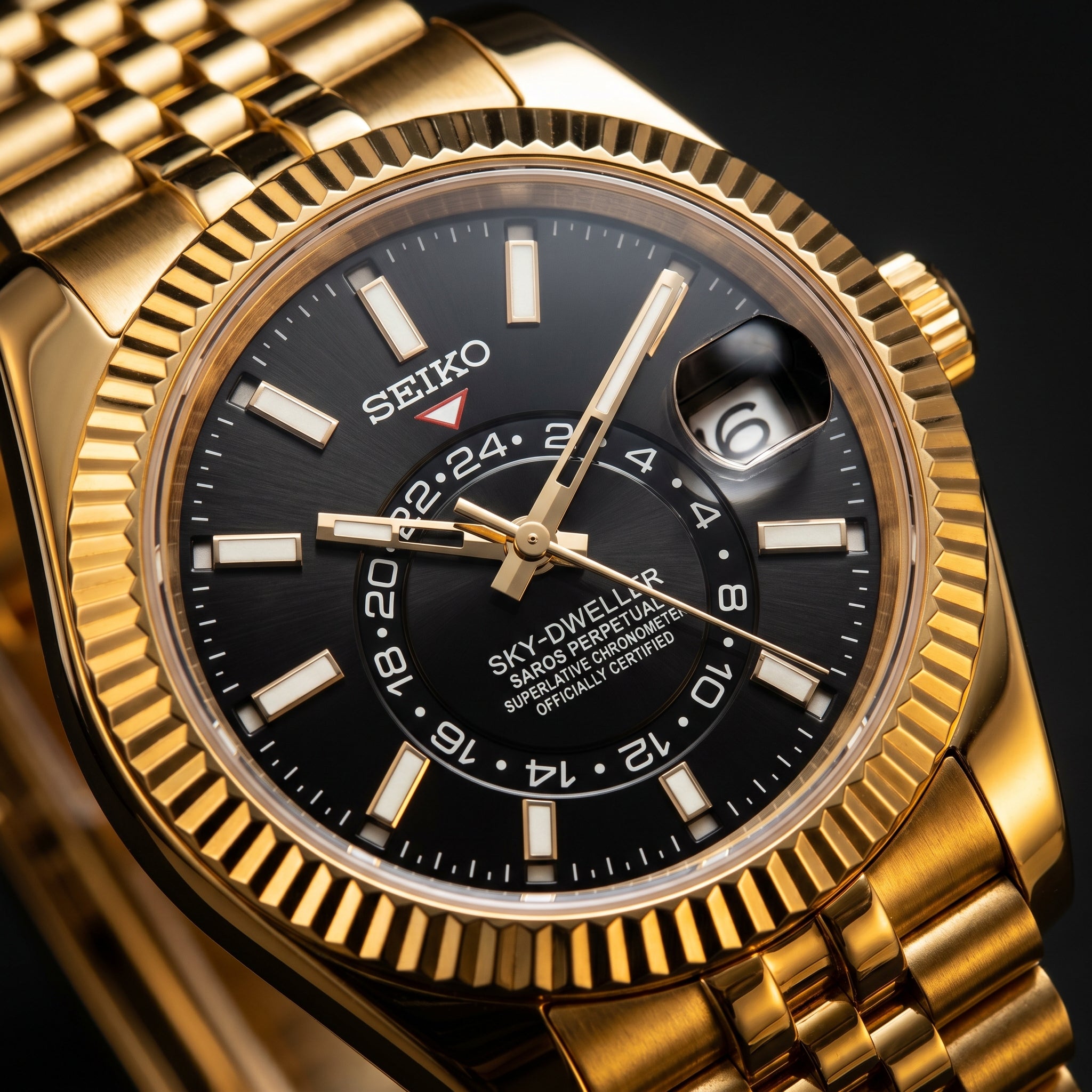 Sky-Dweller Gold/ Black