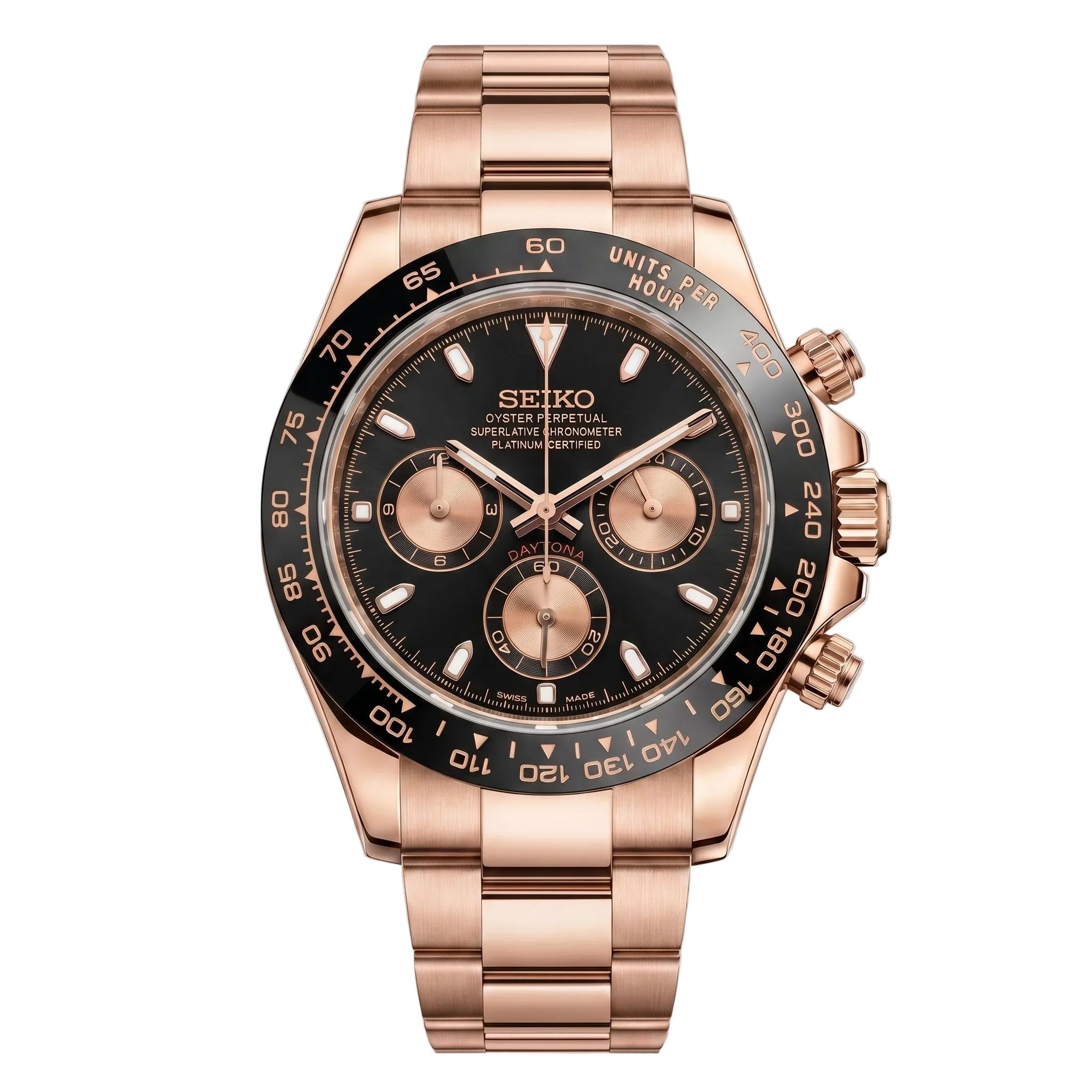 Daytona Chocolate & Rose Gold