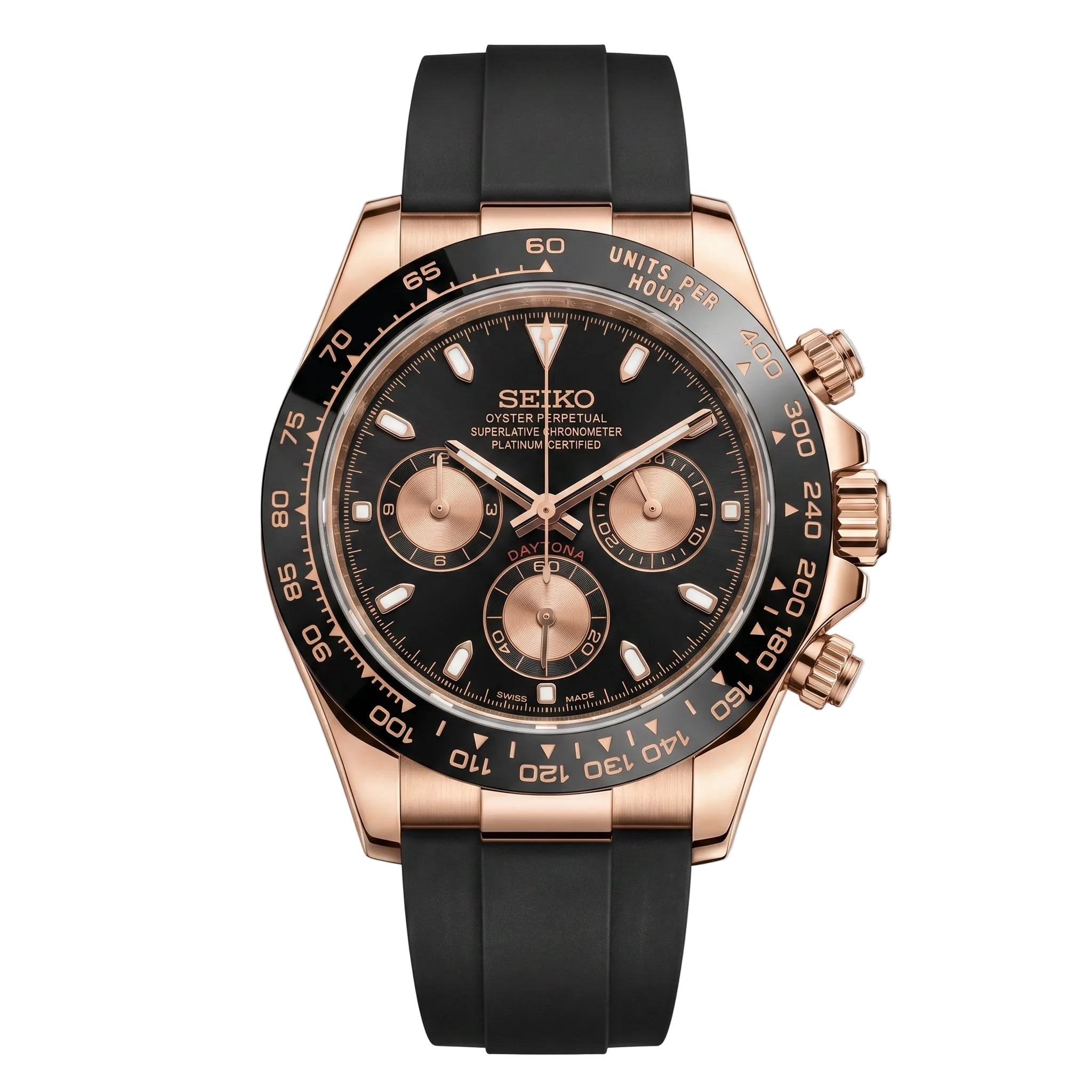 Daytona Chocolate & Rose Gold