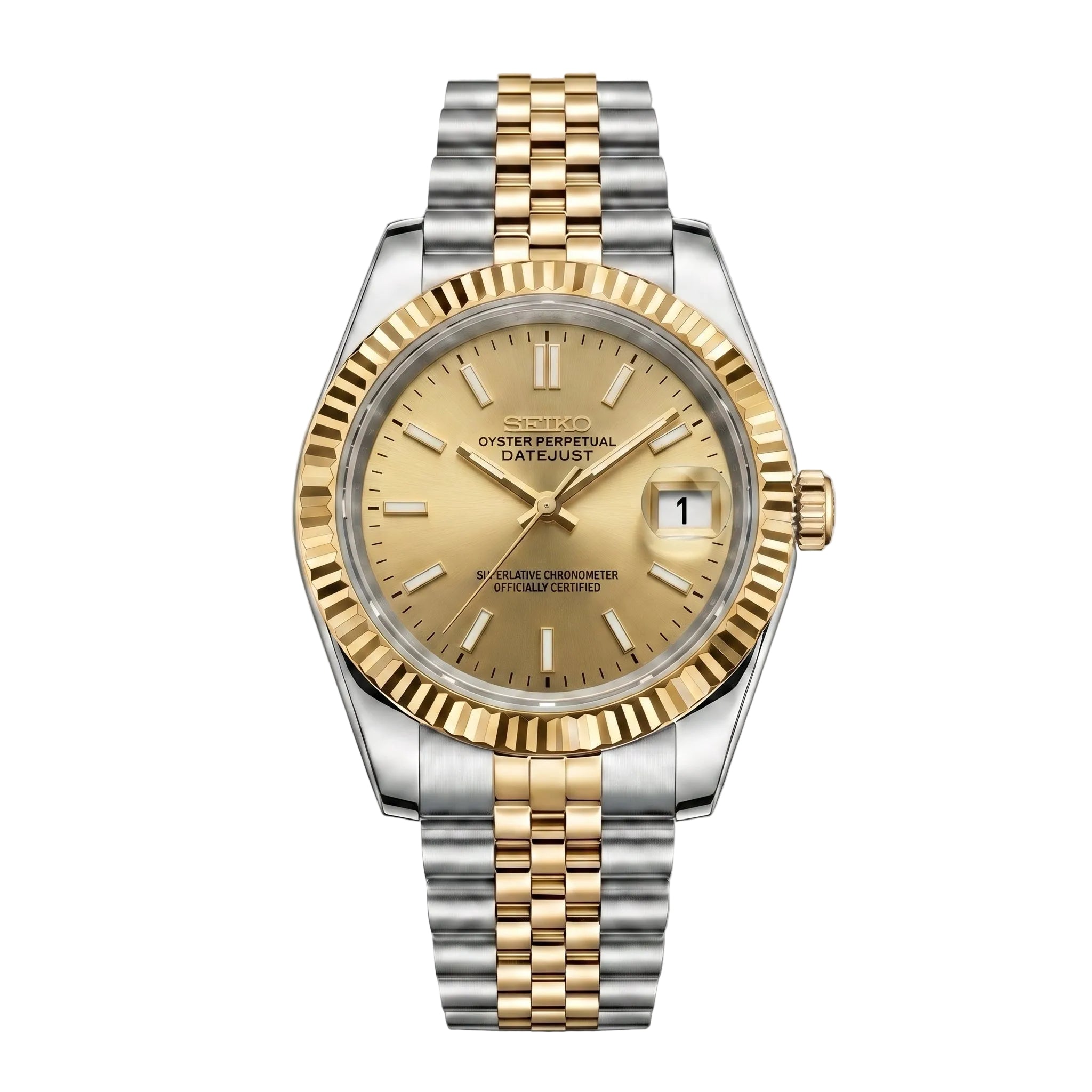 Datejust Twotone Gold