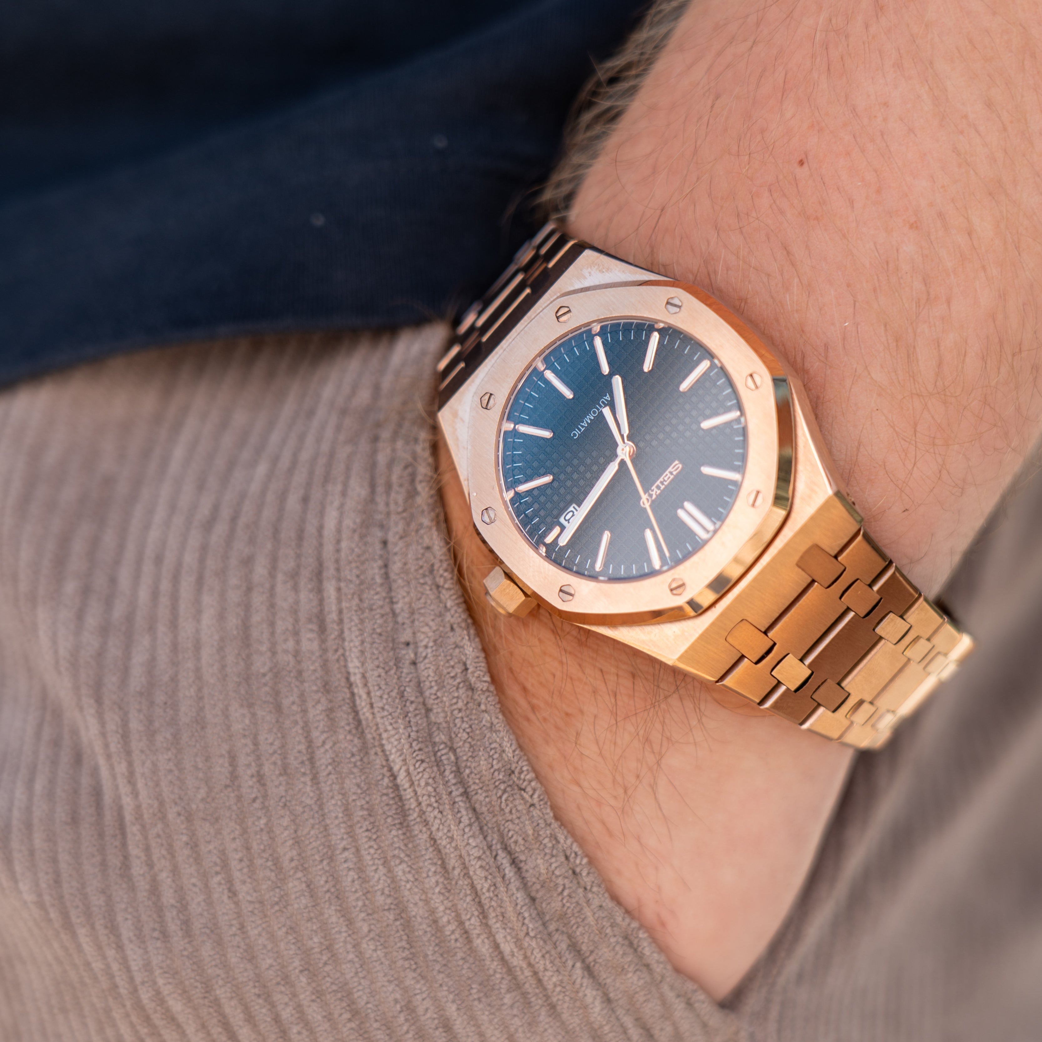 Royal Oak Rosegold Black