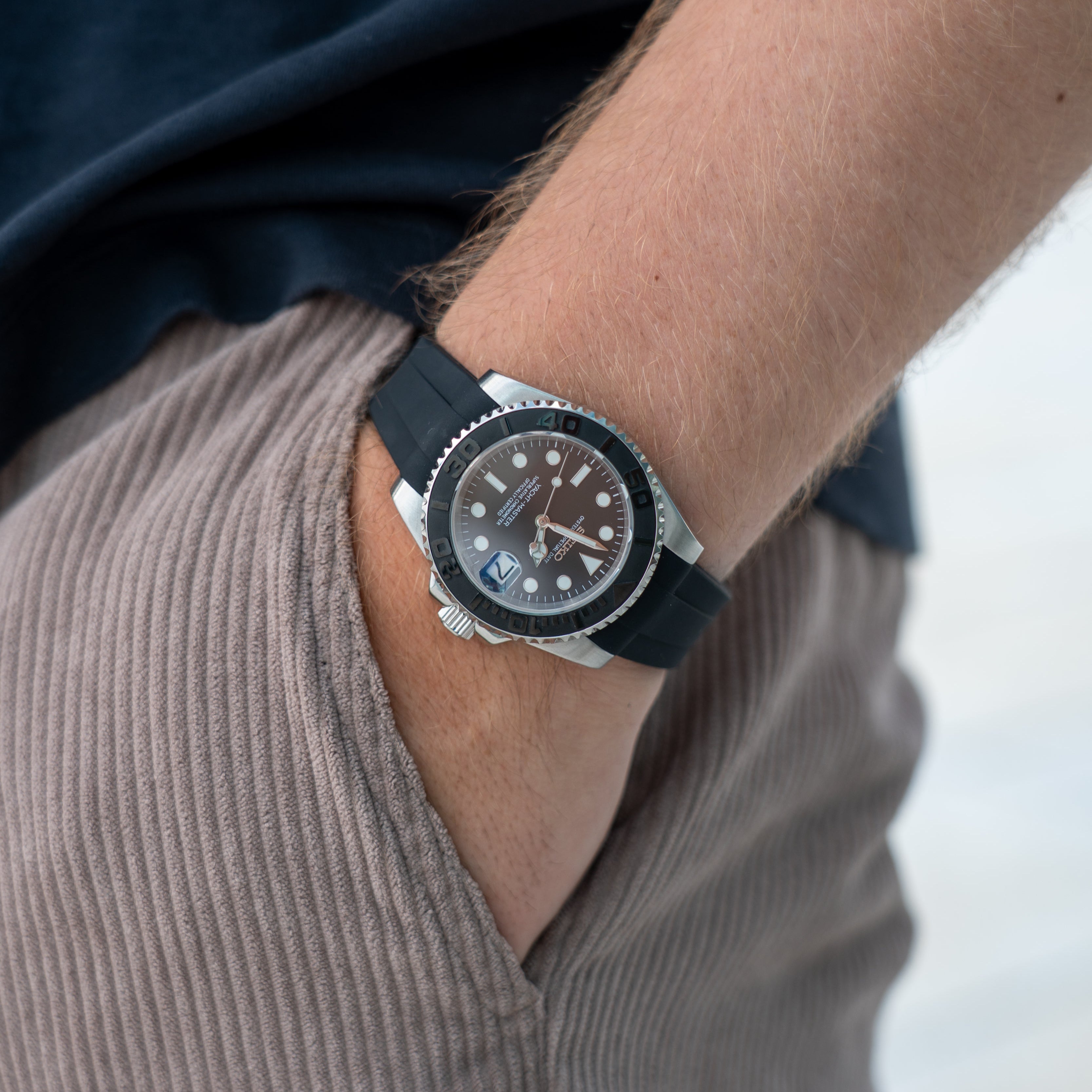 Submariner Black Rubber