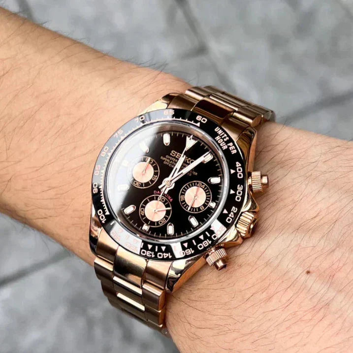 Daytona Chocolate & Rose Gold