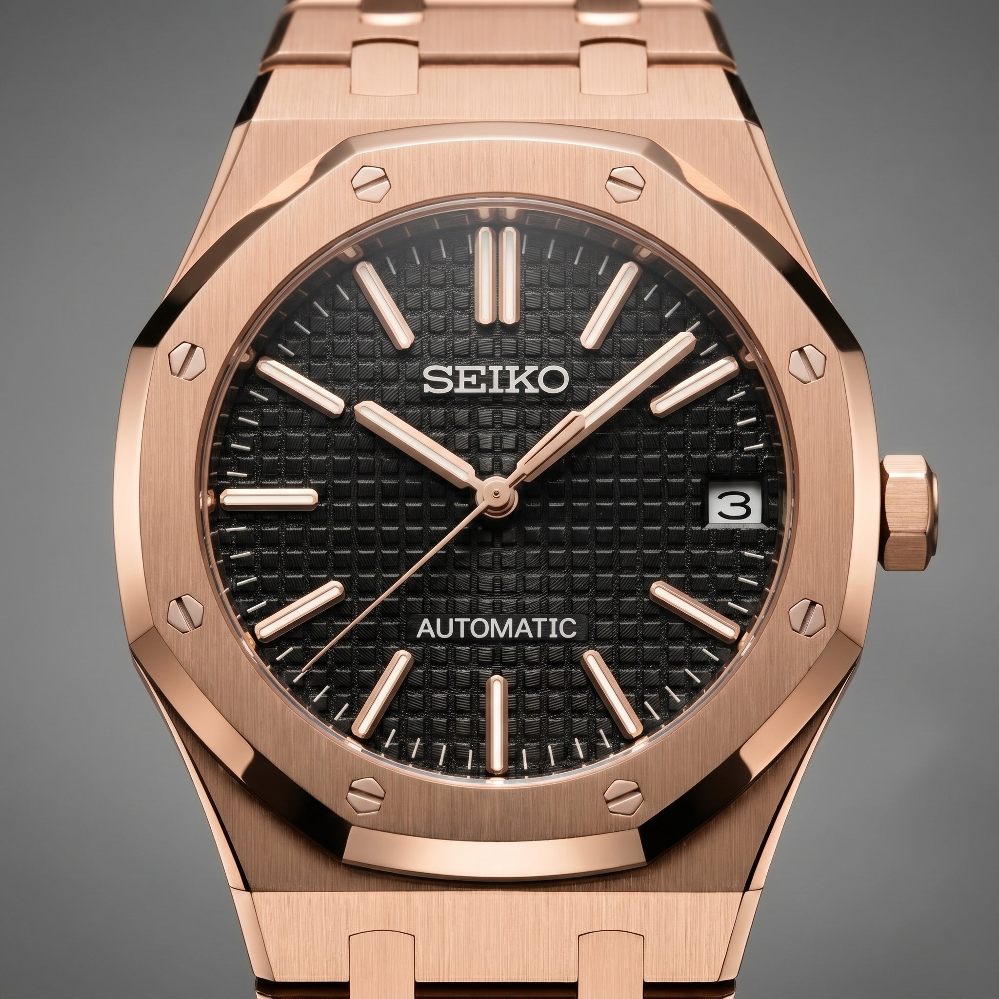 Royal Oak Rosegold Black