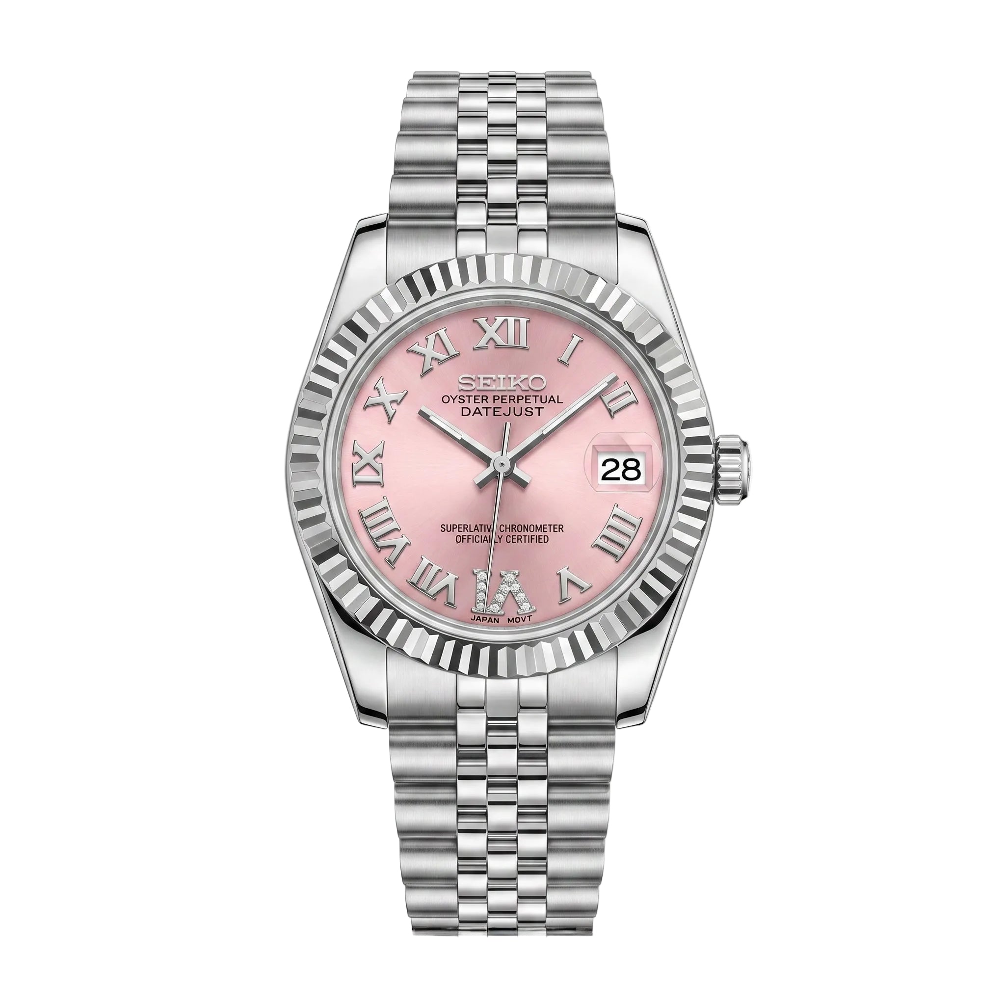 Datejust Silver Diamond