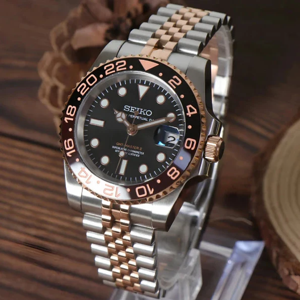 GMT Master II Cola Silver & Gold