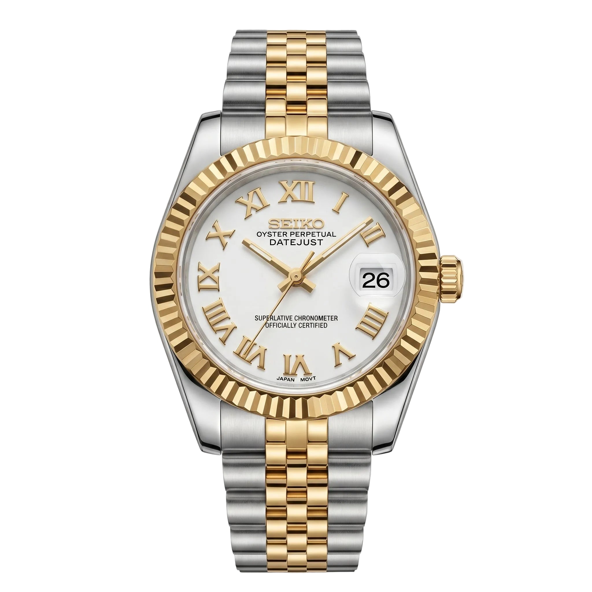 Ladies Datejust Twotone Roman