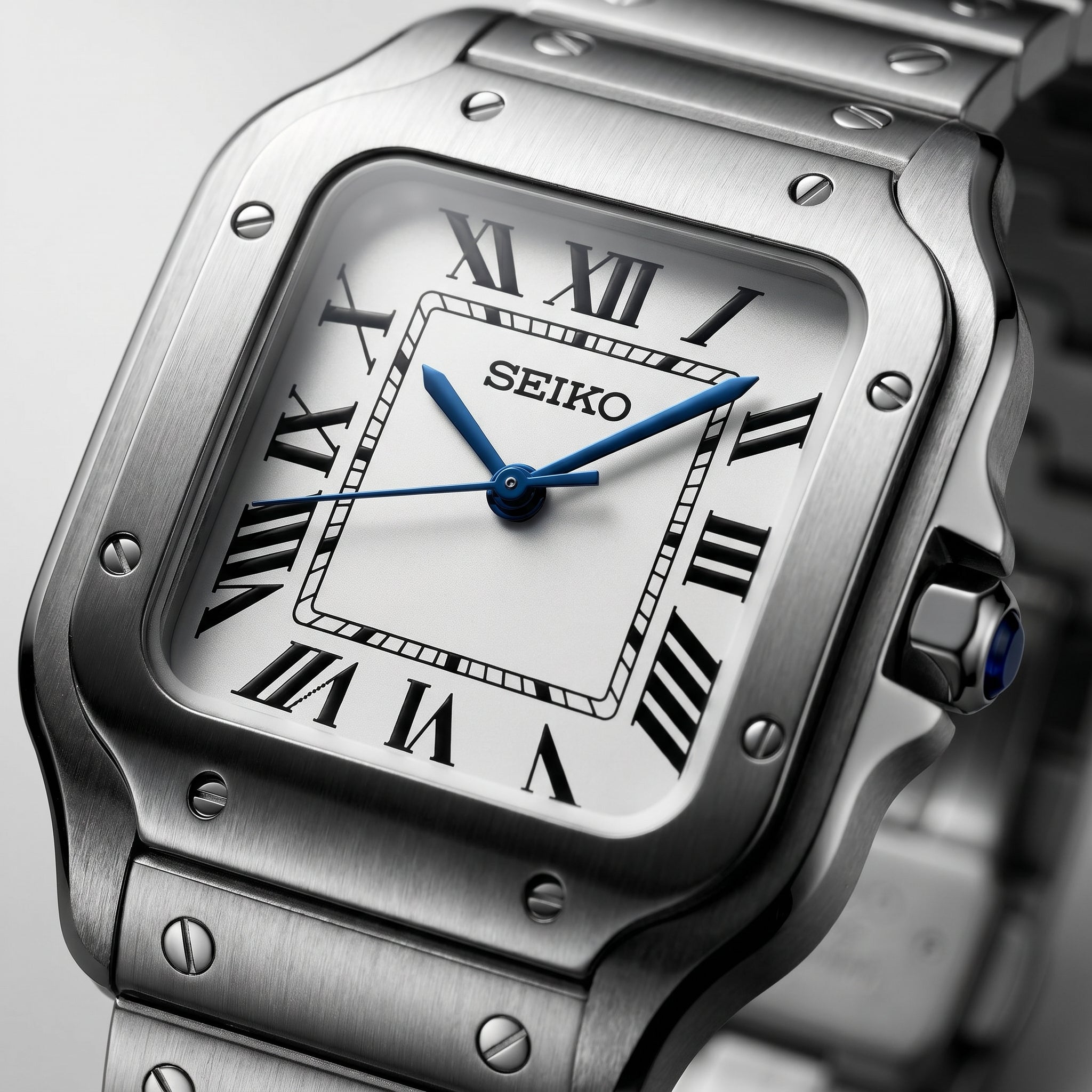 Santos White Dial