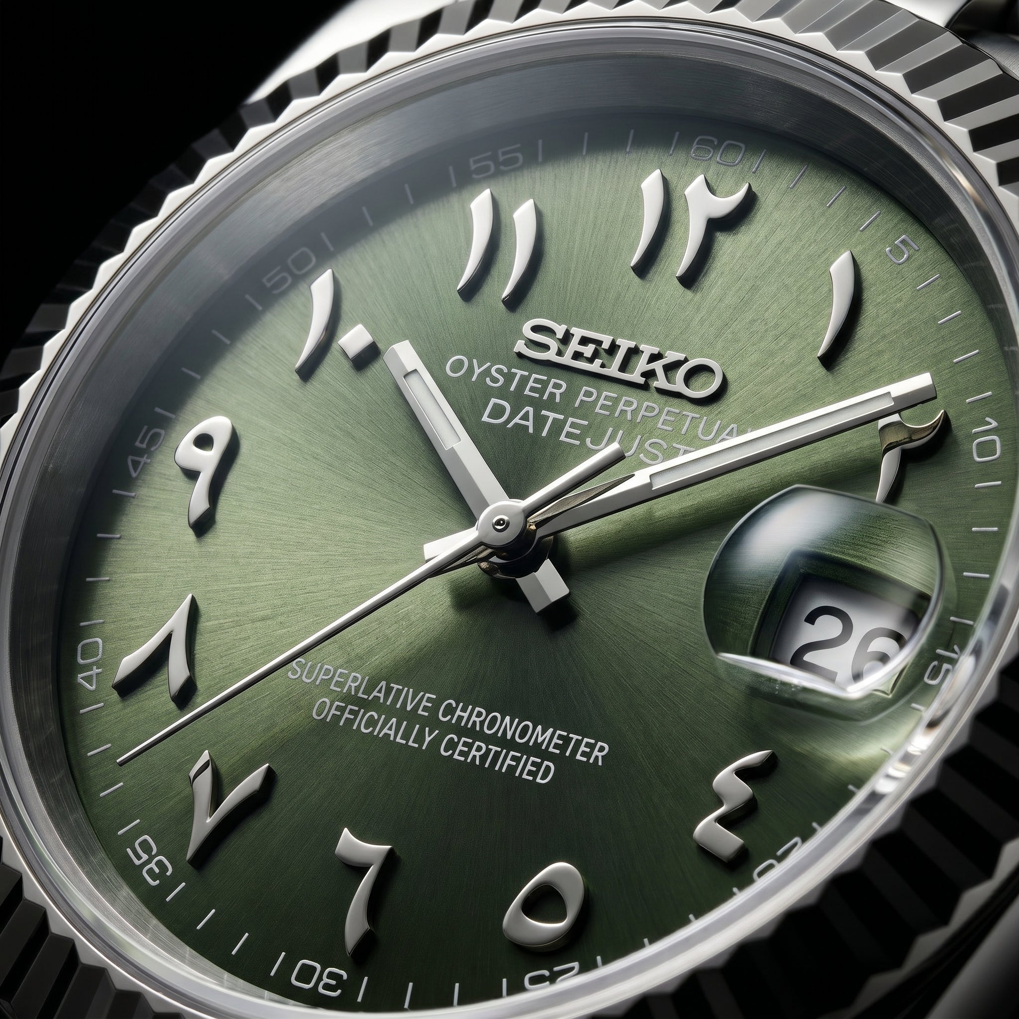 Datejust Olive Arabic