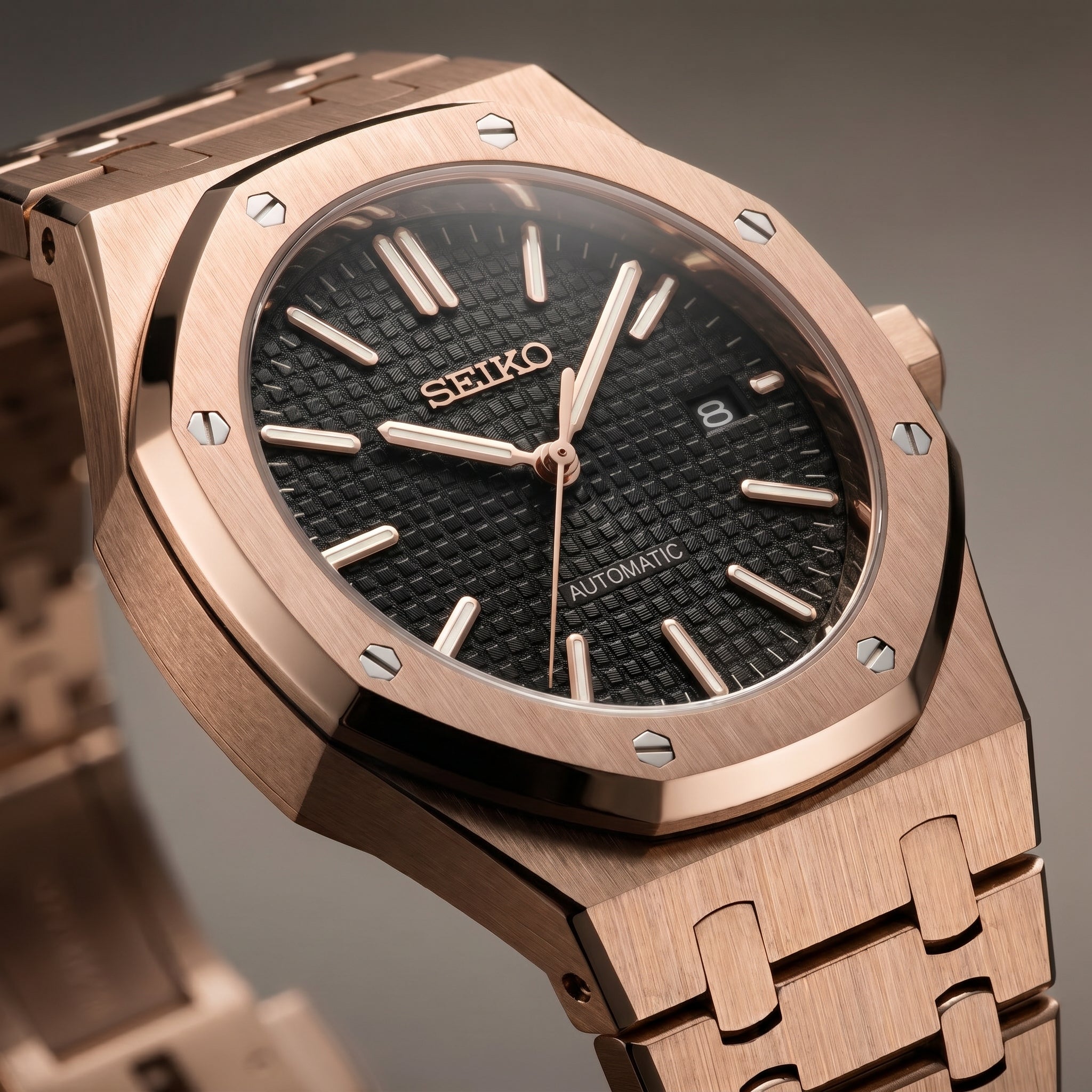 Royal Oak Rosegold Black
