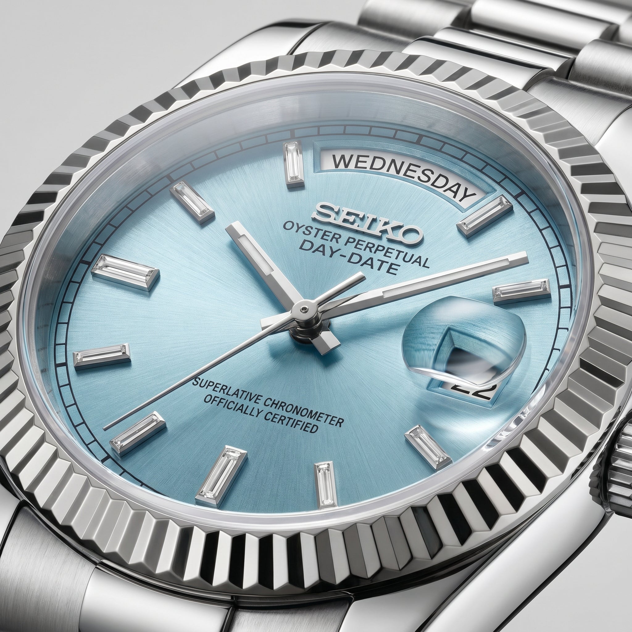 Daydate Ice Blue Diamonds