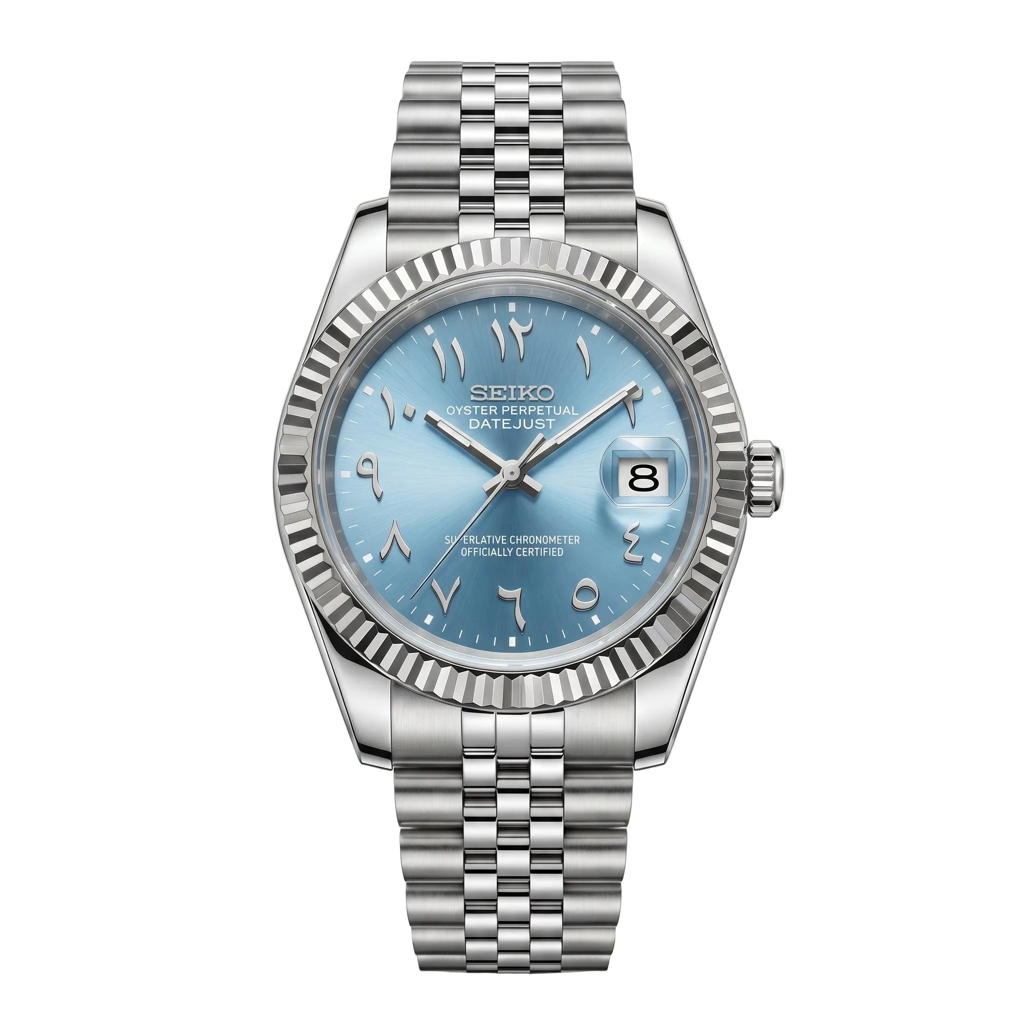 Datejust Baby Blue Arabic