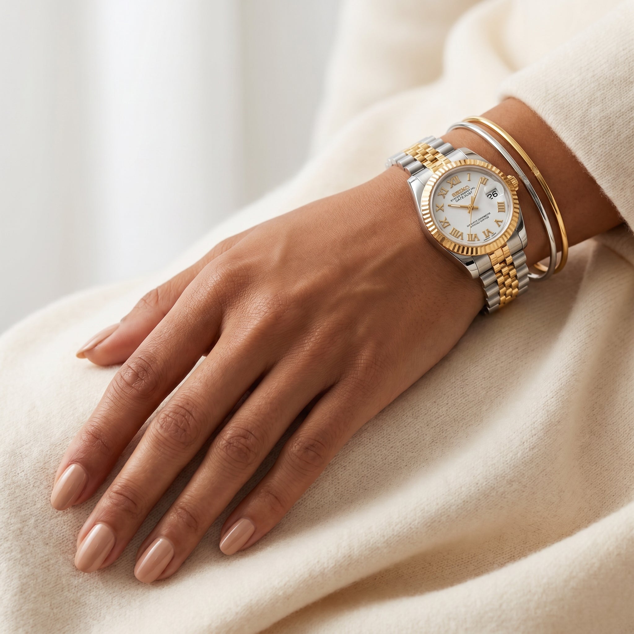 Ladies Datejust Twotone Roman