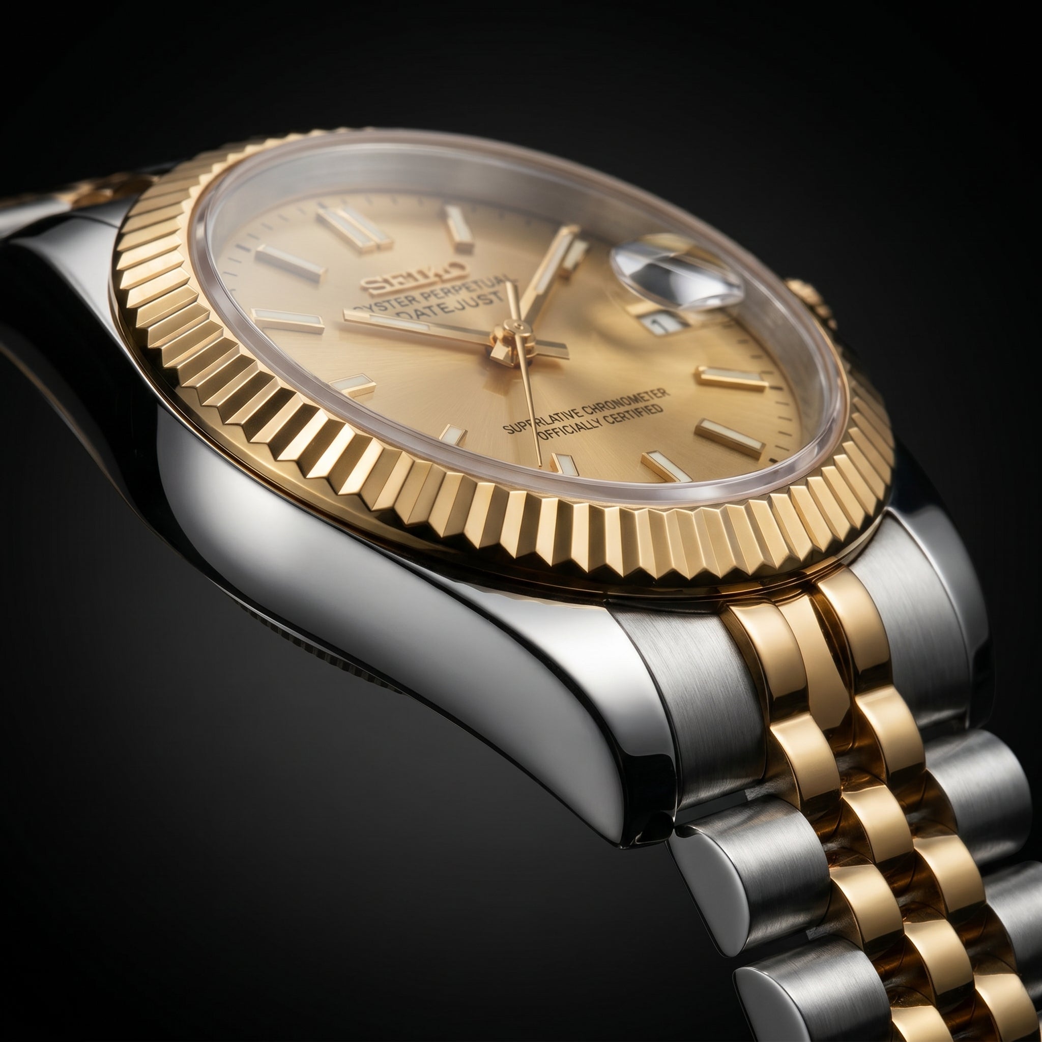 Datejust Twotone Gold