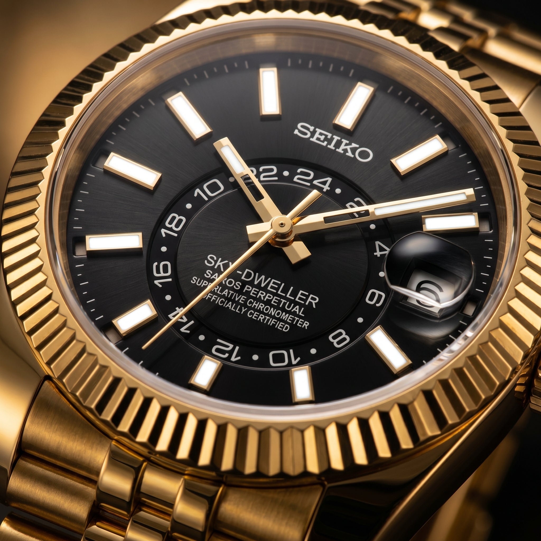 Sky-Dweller Gold/ Black