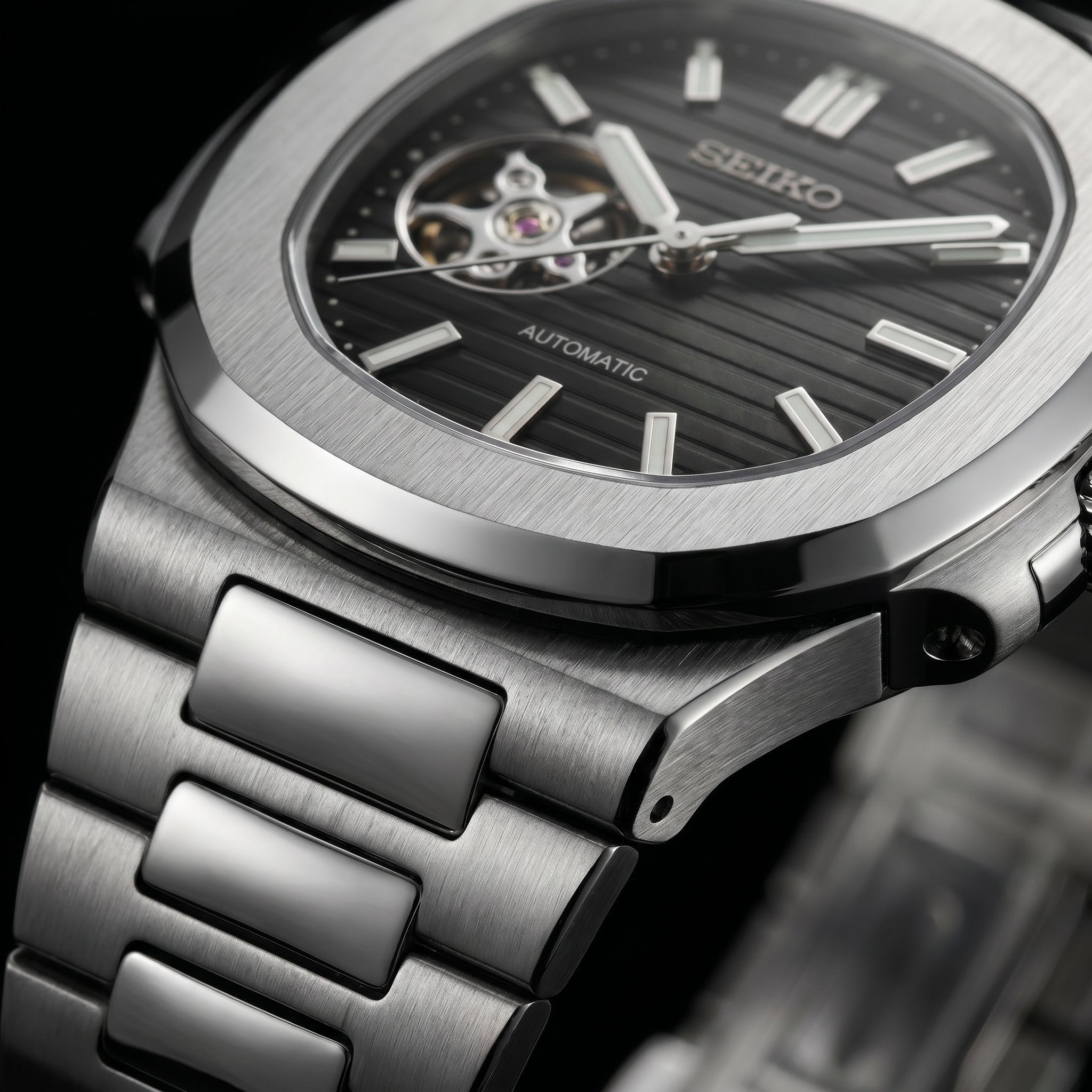 Nautilus Black Open Heart