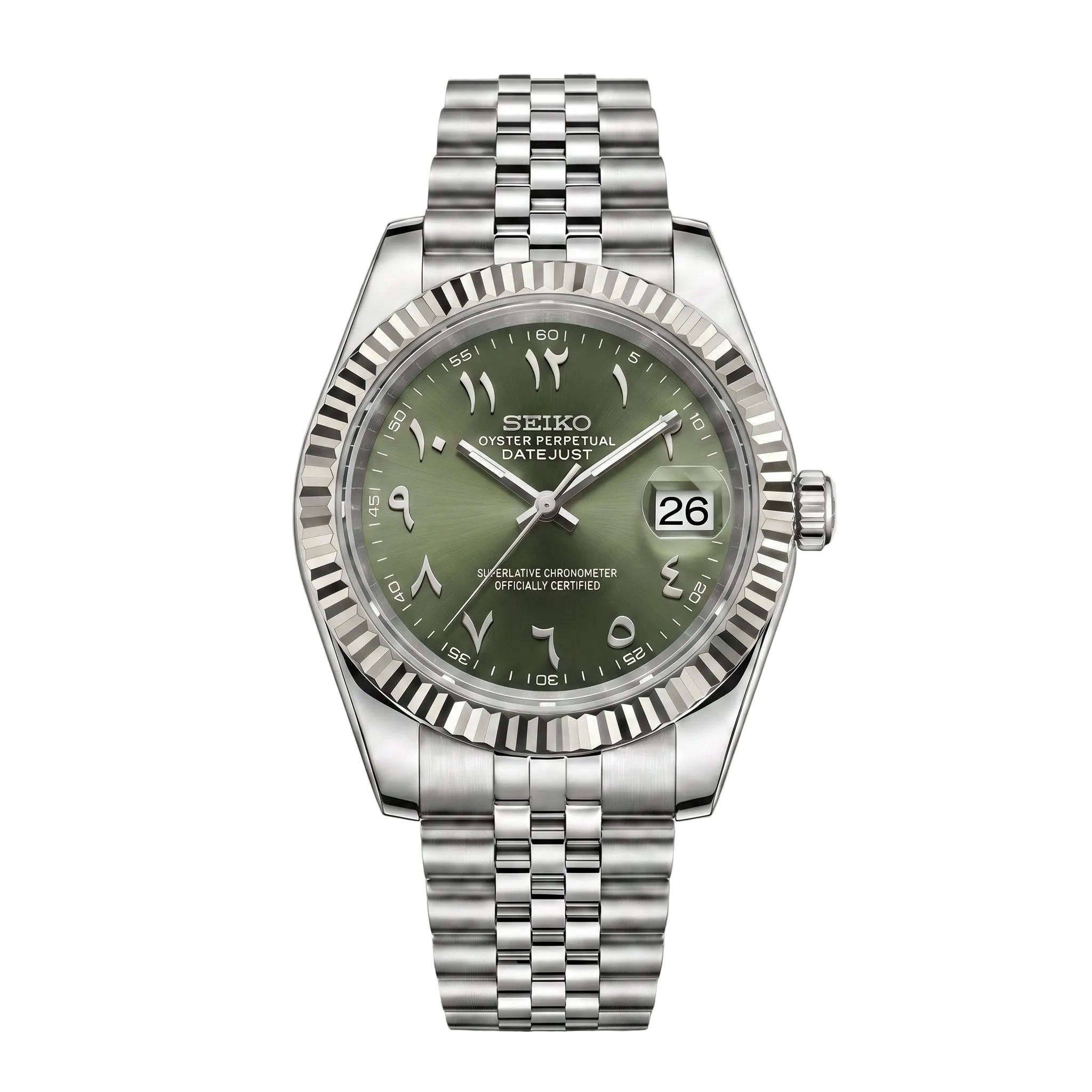 Datejust Olive Arabic