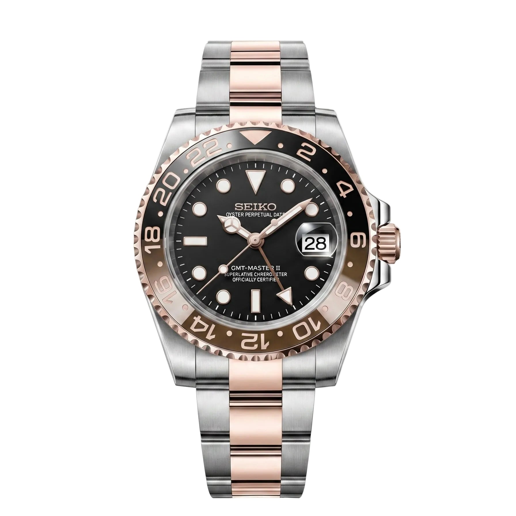 GMT Master II Rose Gold  Oyster