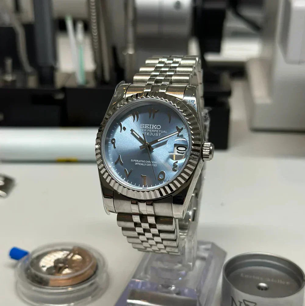 Datejust Baby Blue Arabic