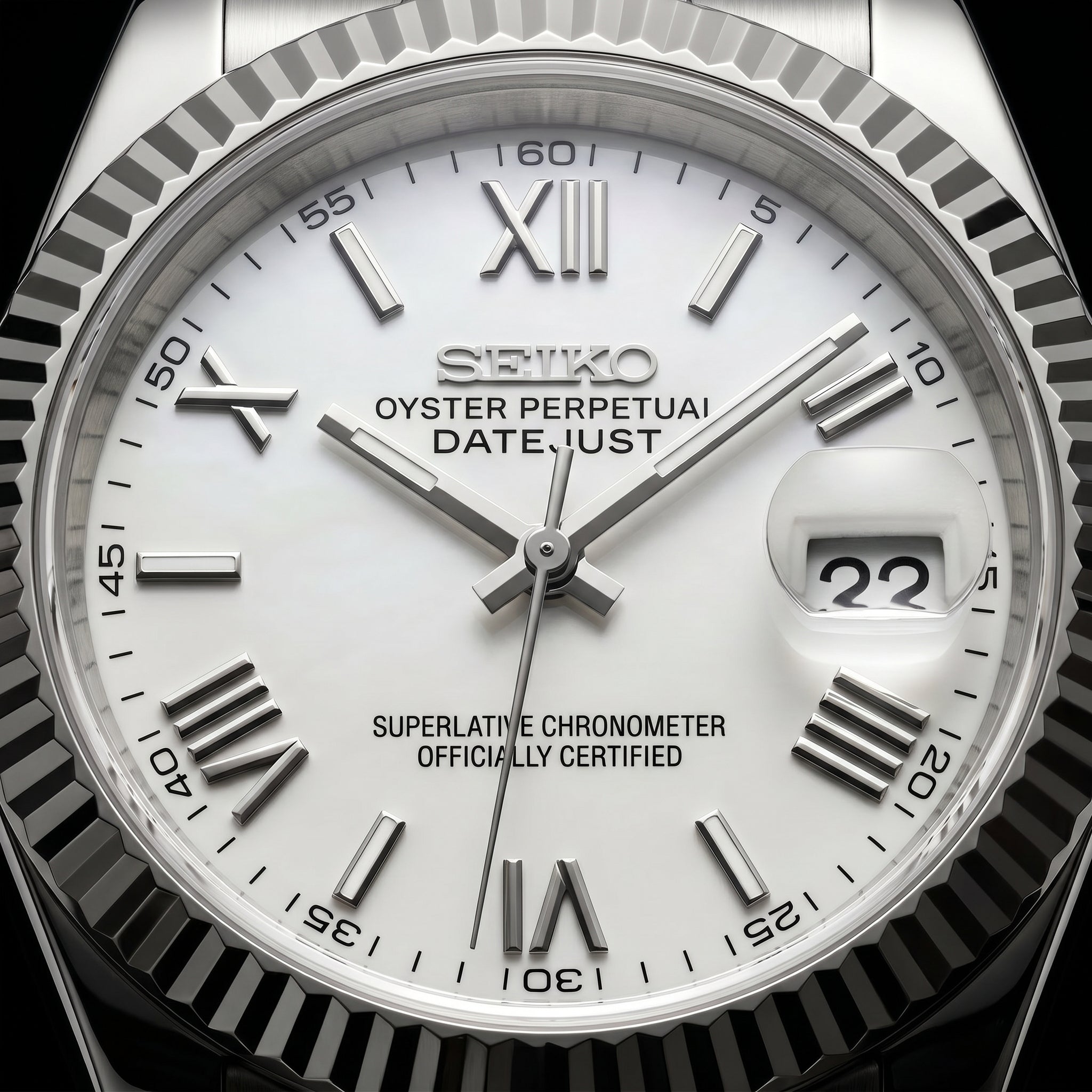 Datejust White Roman