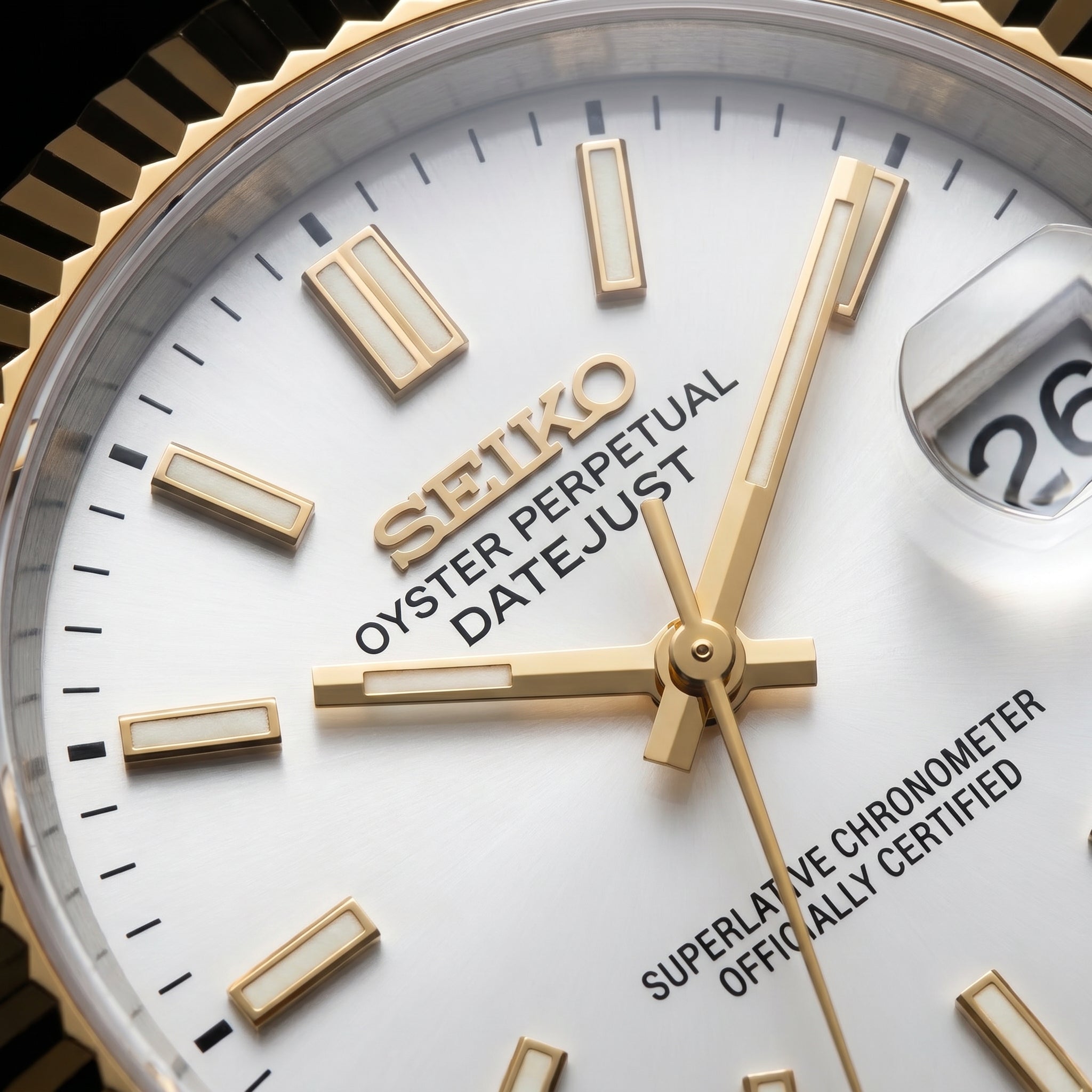 Datejust Twotone White