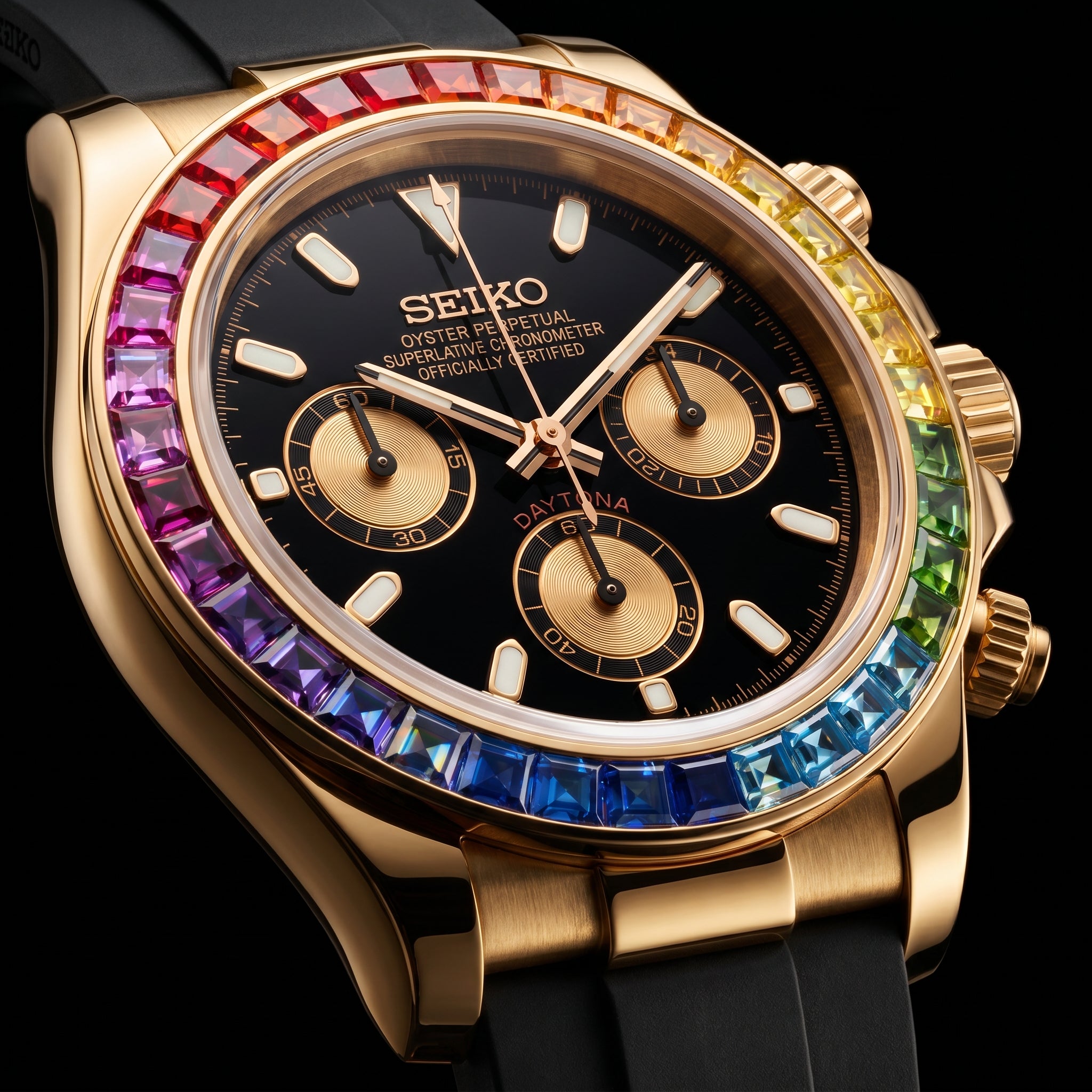 Daytona Rose Gold Rainbow