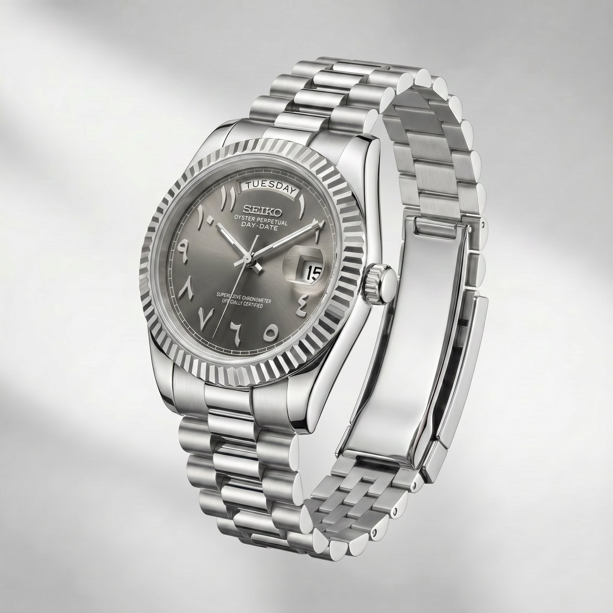 Daydate Grey Arabic Dial