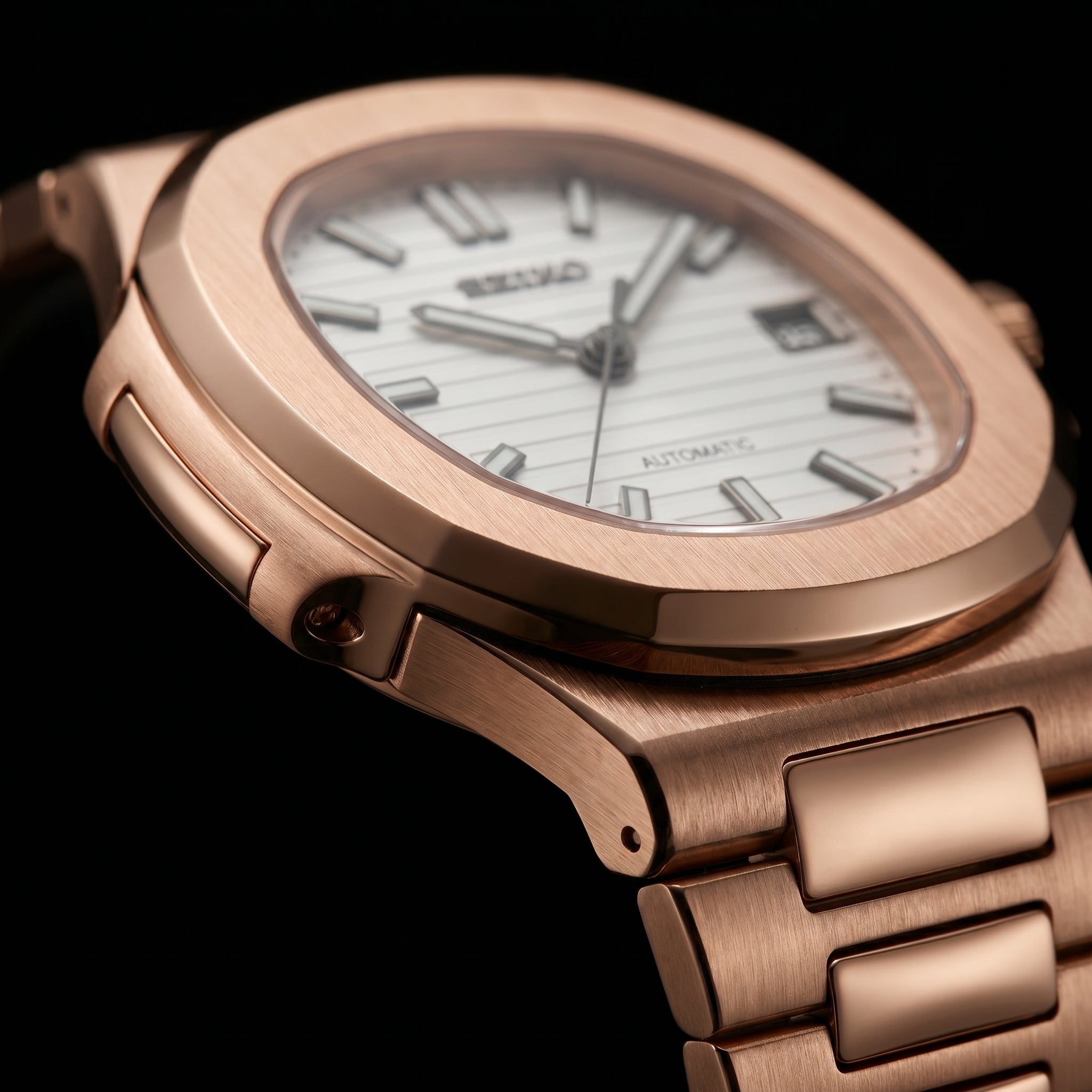 Nautilus Rose Gold White