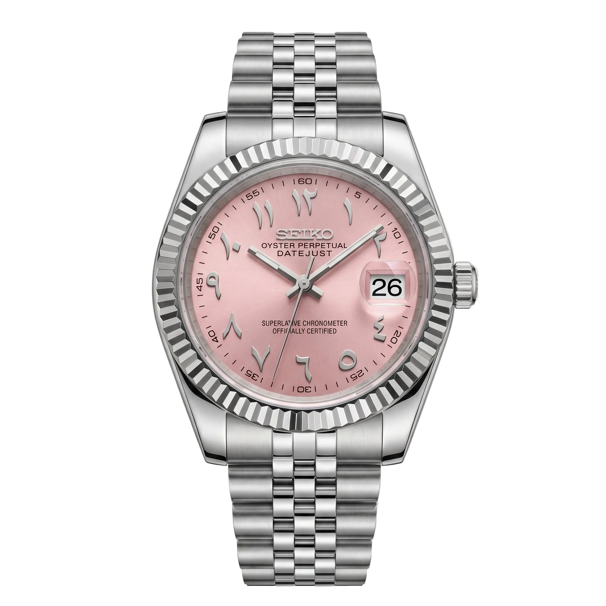 Ladies Datejust Rose Arabic Dial 36mm