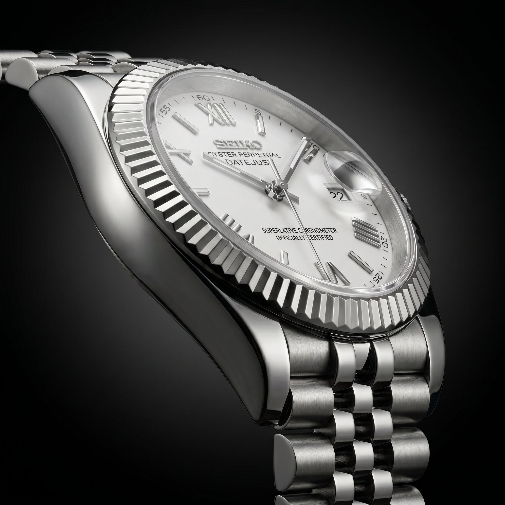Datejust White Roman