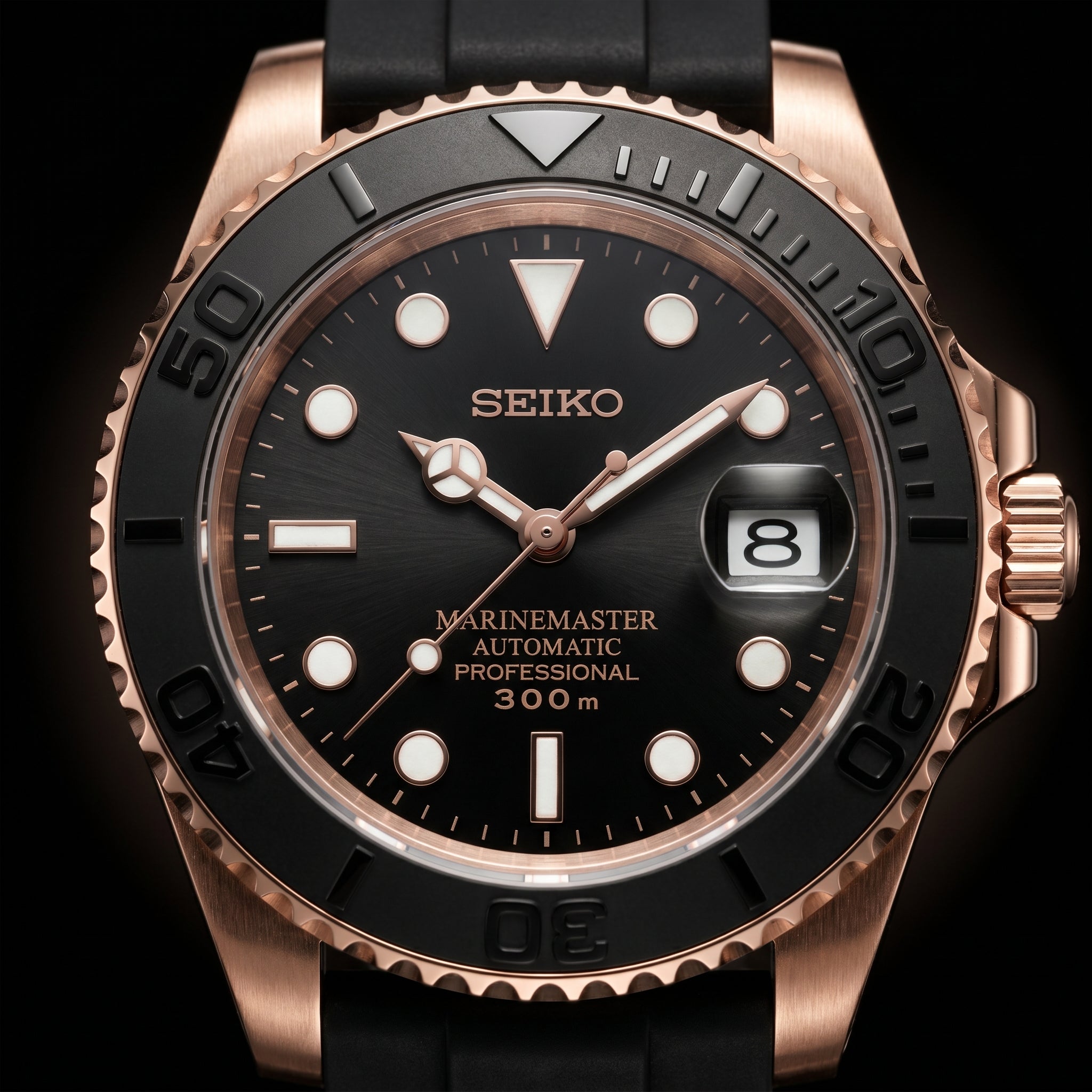 Submariner Rose Gold Rubber