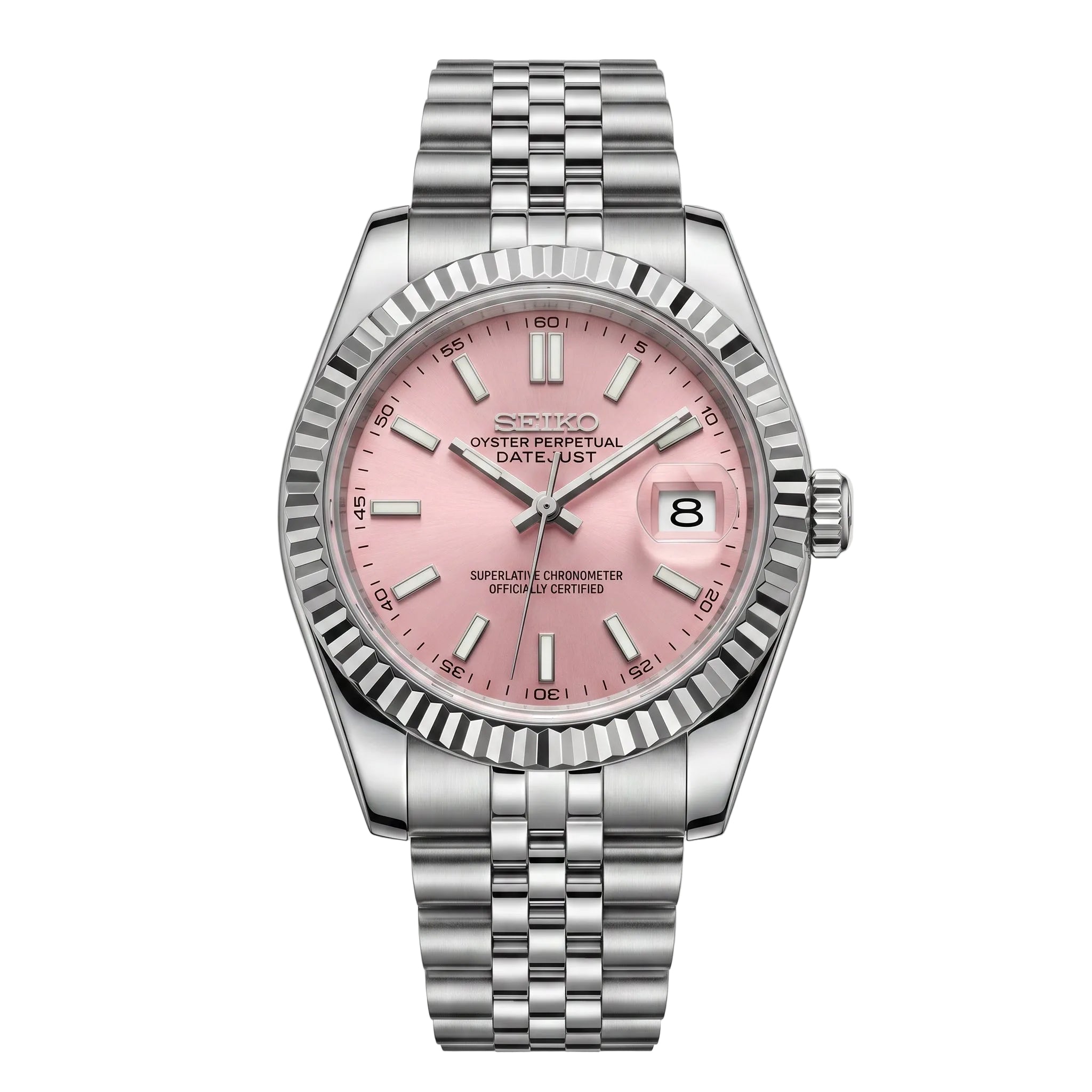 Ladies Datejust Silver Rose
