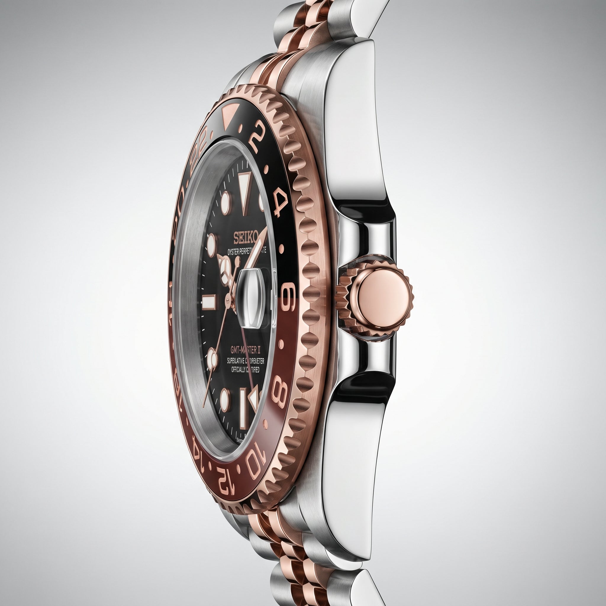 GMT Master II Cola Silver & Gold