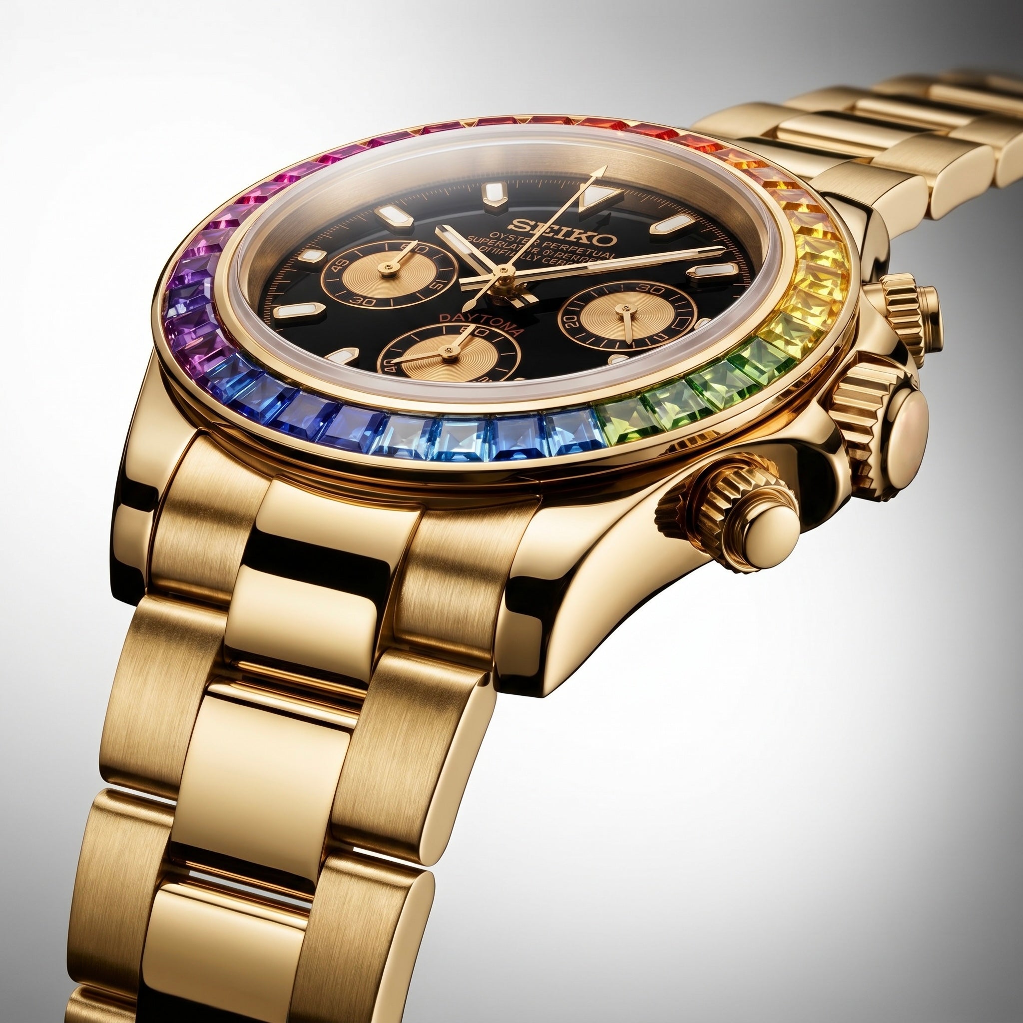 Daytona Rose Gold Rainbow