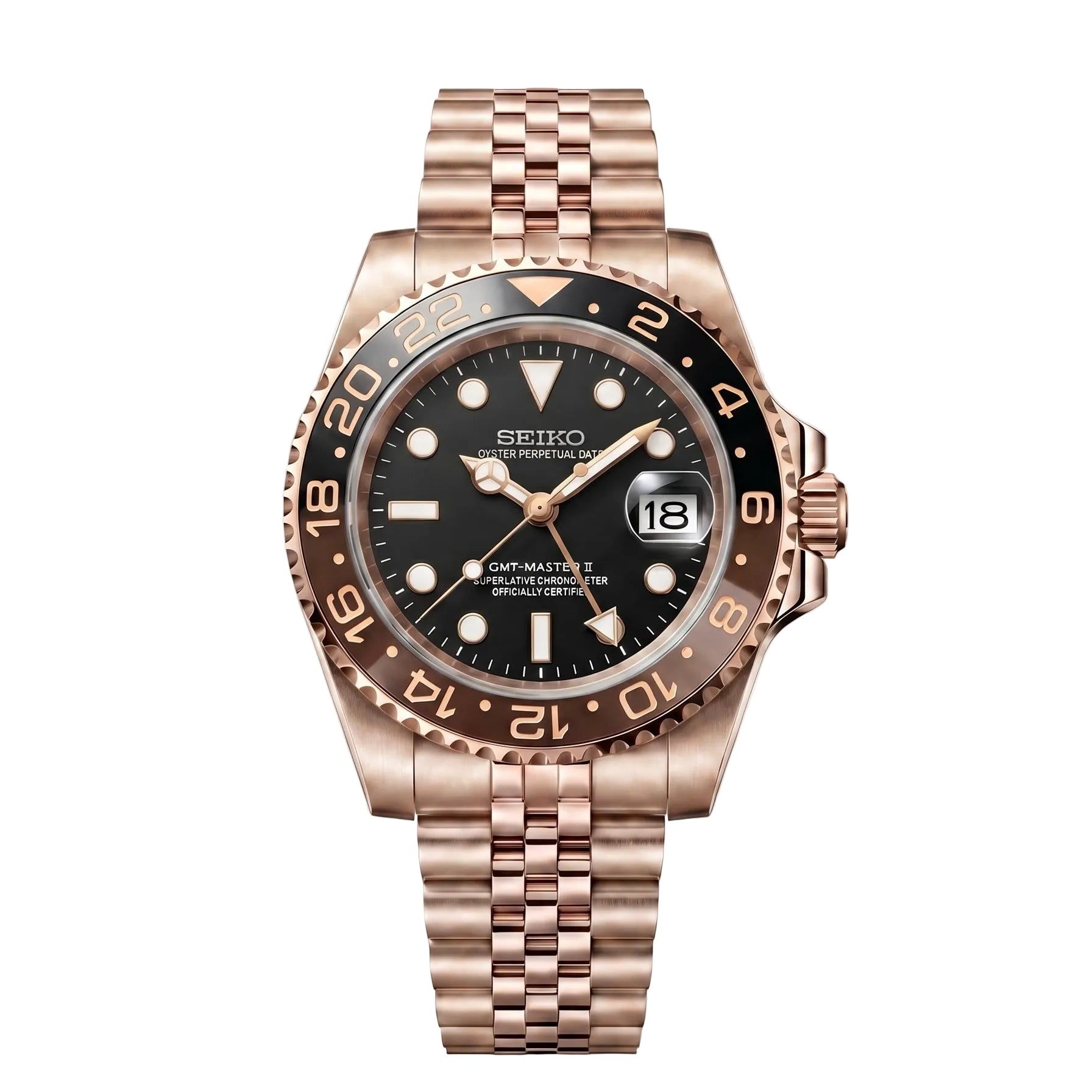 GMT Master II Cola Silver & Gold