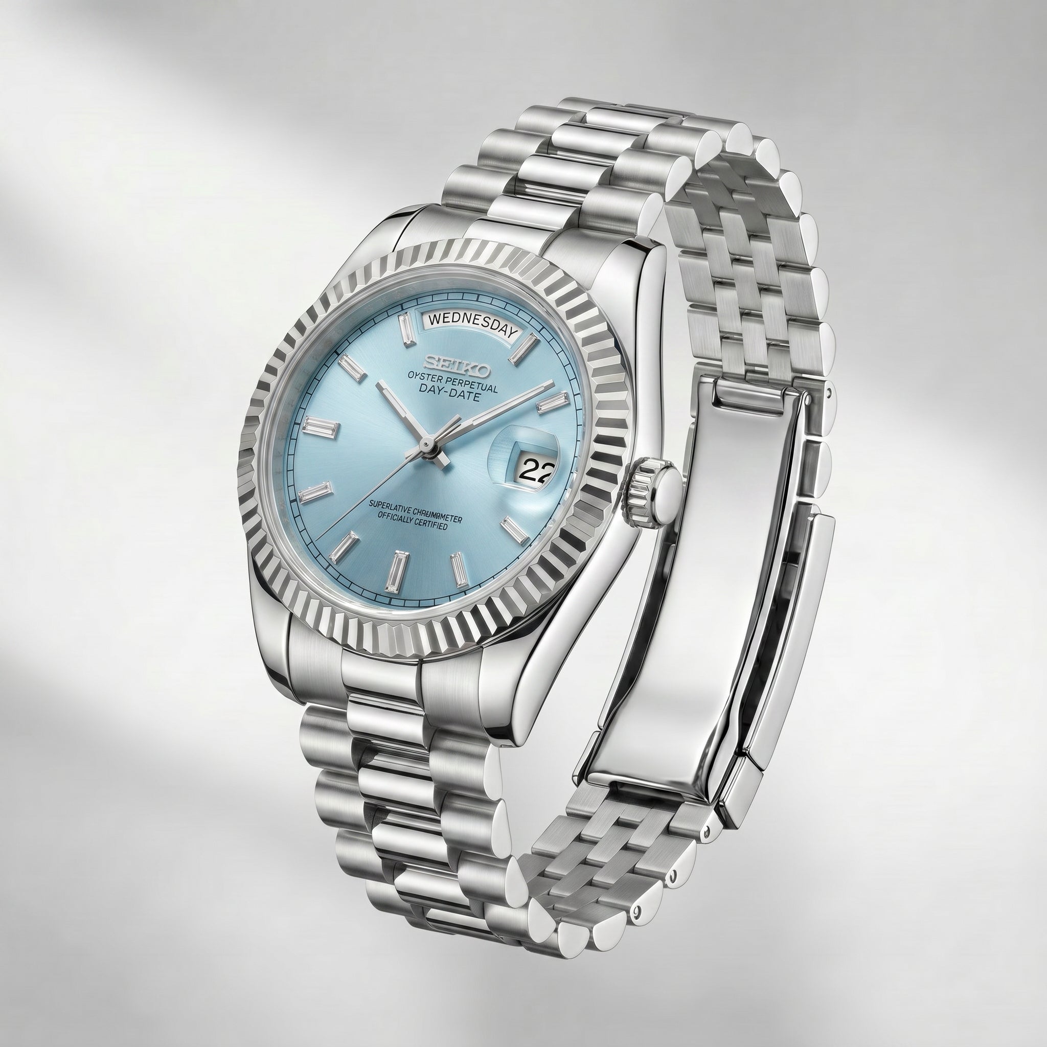 Daydate Ice Blue Diamonds