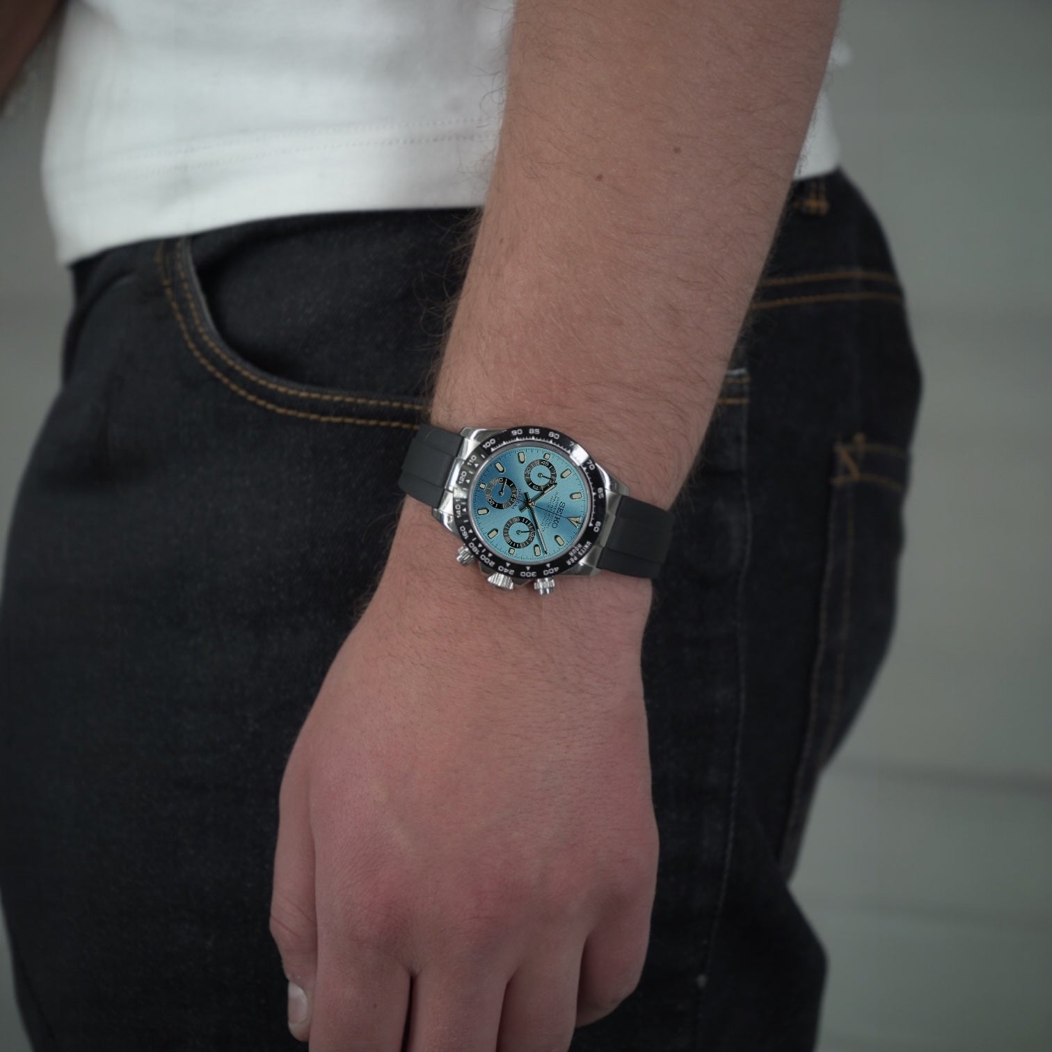 Daytona Ice Blue Rubber