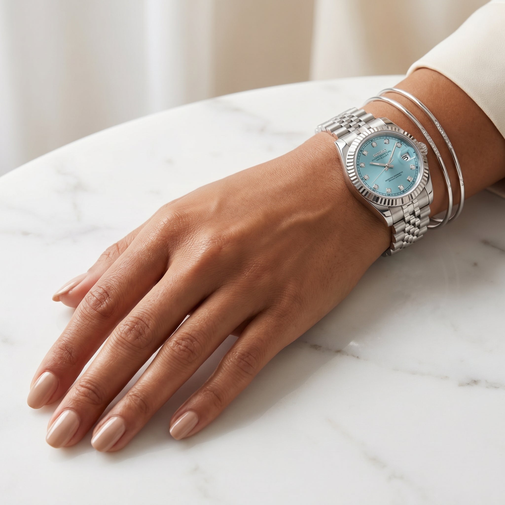 Ladies Datejust Ice Blue Diamond