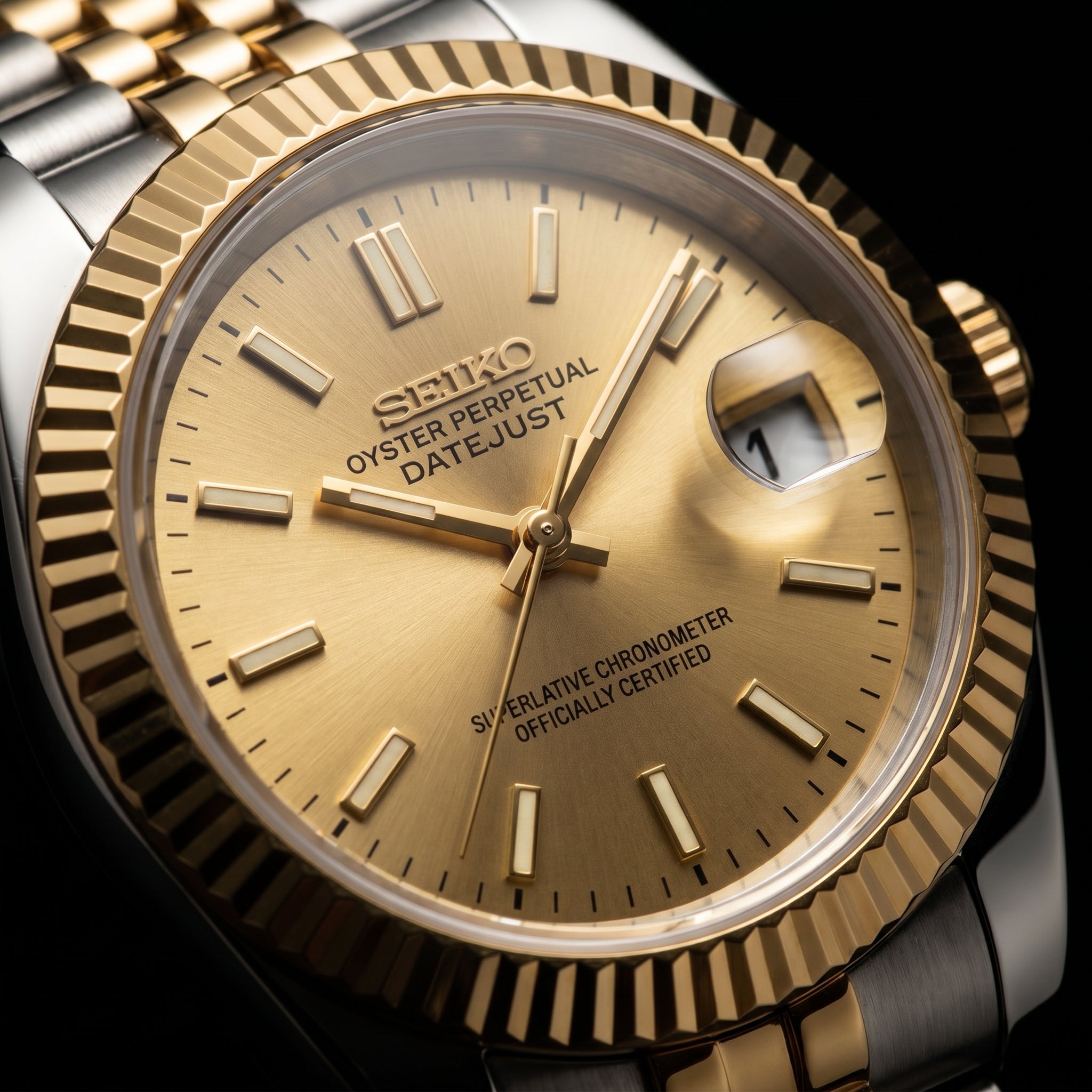 Datejust Twotone Gold